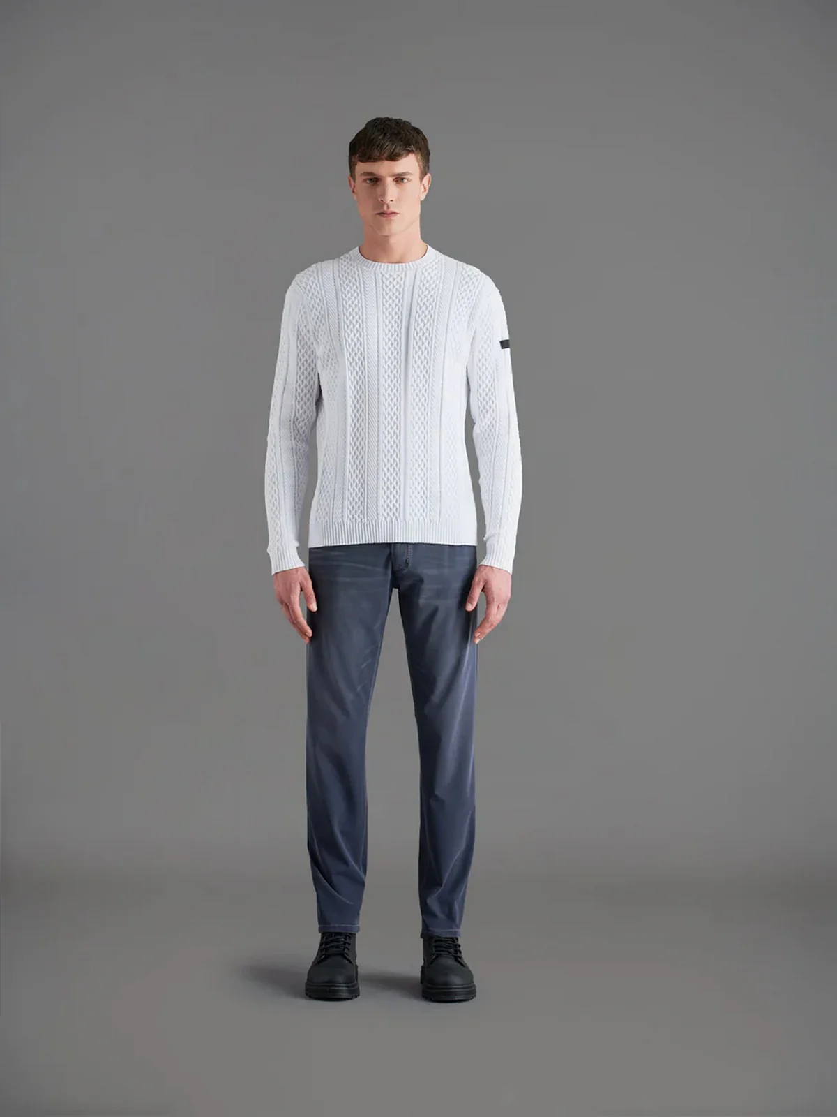 RRD Maglione Uomo  W23145 08 Bianco - Image 6