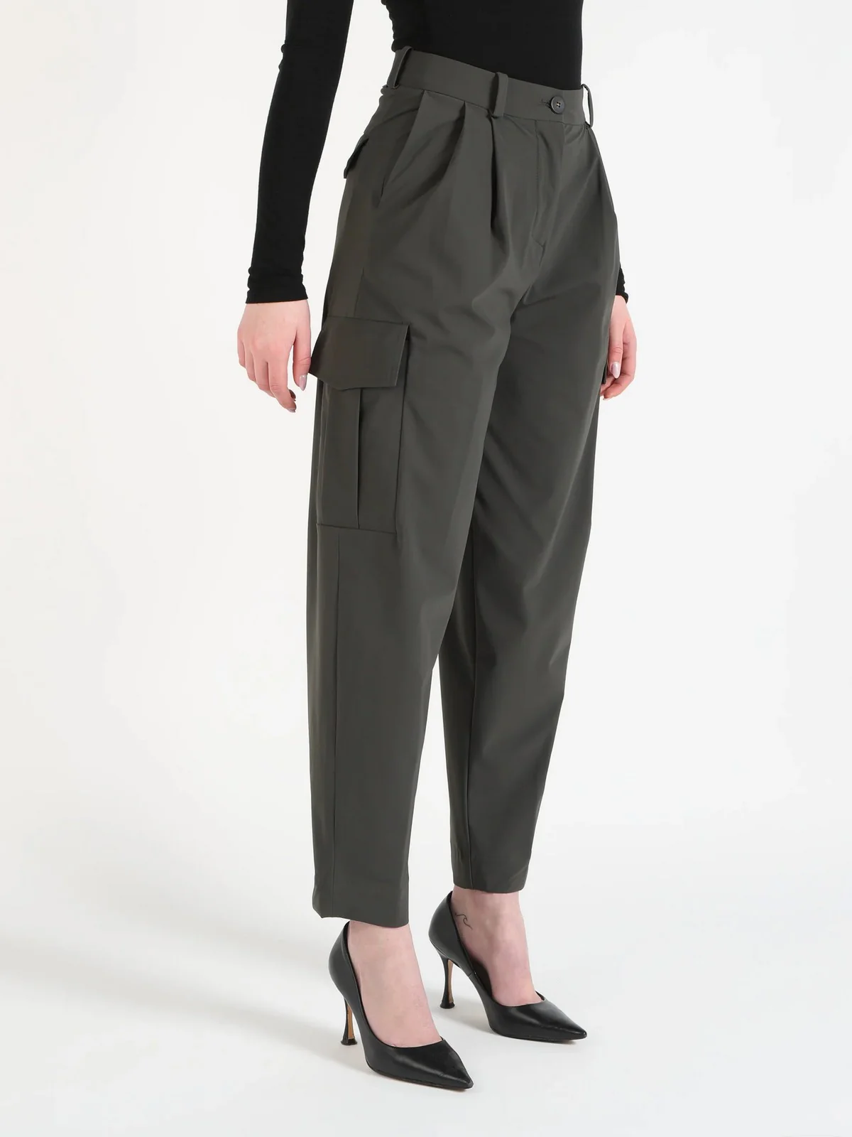 RRD Pantalone Donna  25858 20 Verde - Image 3