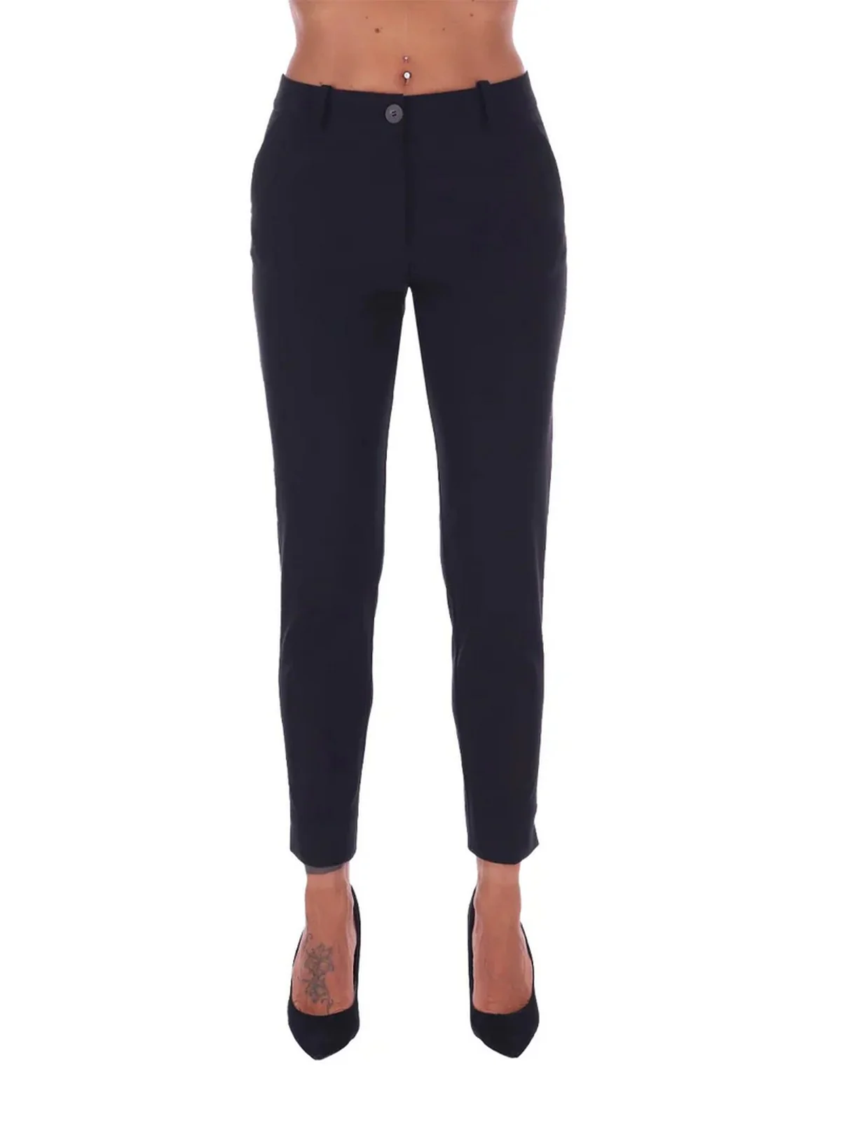 RRD Pantalone Donna WINTER CHINO WOM PANT W24700 60 Blu - Image 2