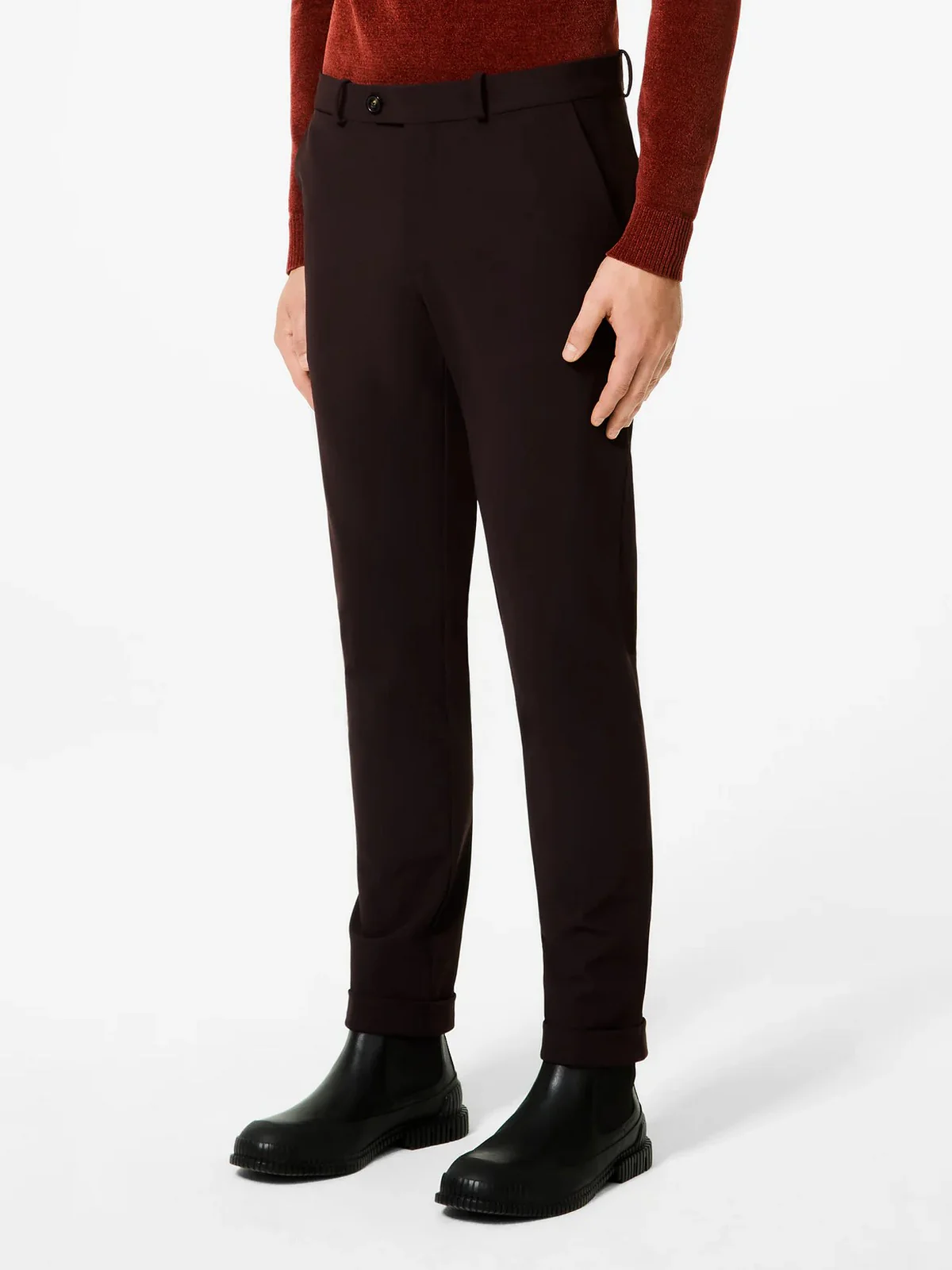 RRD Pantalone Uomo surflex winter chino pant W25200 73 73 BORDEAUX - Image 3
