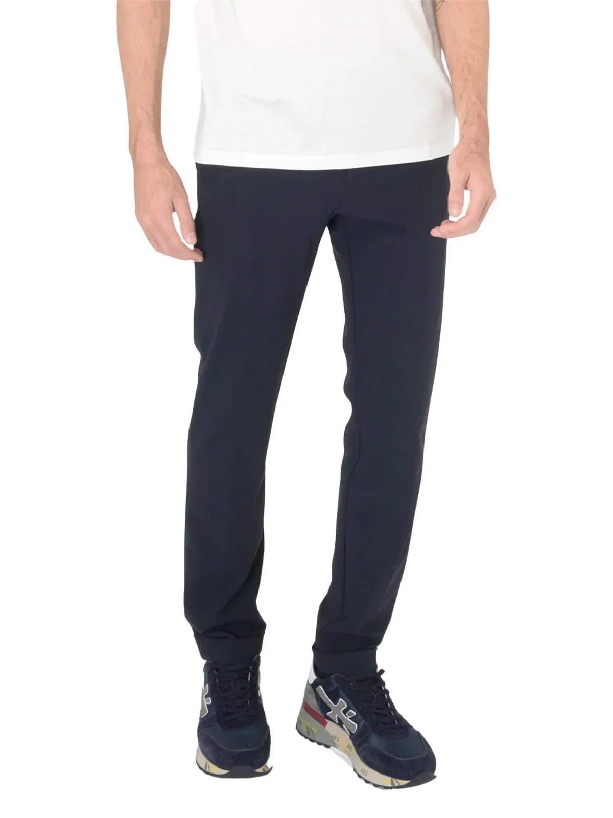 RRD Pantalone Uomo surflex winter micro chino pant W25235 61B 61B PRINCIPE DI GALLES BLU OLTREMARE - Image 3