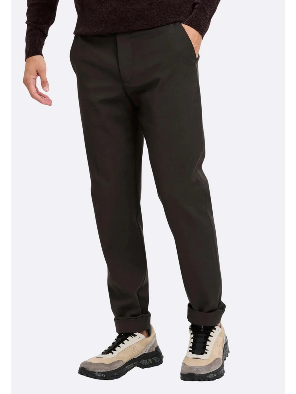 RRD Pantalone Uomo Terzitel chino pant W25232 80 80 BROWN - Image 5