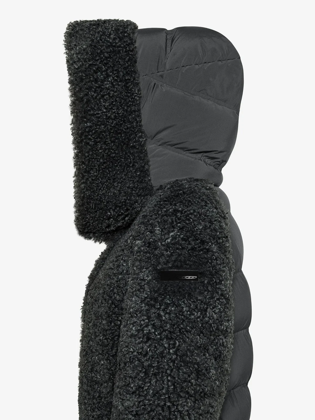RRD Piumino Donna lamb hybrid hood wom jkt W25572 20 20 FOREST GREEN - Image 3
