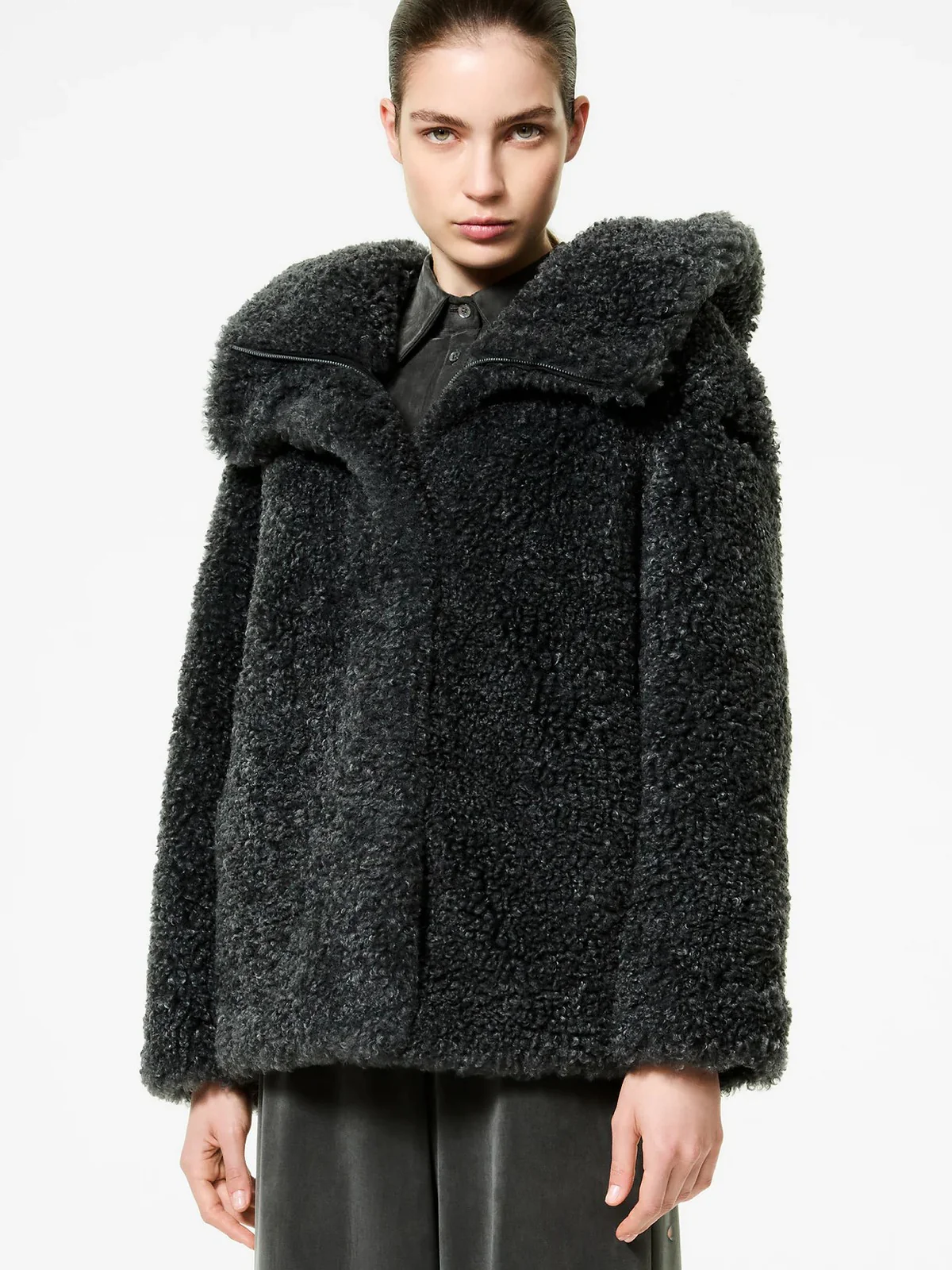 RRD Piumino Donna lamb hybrid hood wom jkt W25572 20 20 FOREST GREEN - Image 7