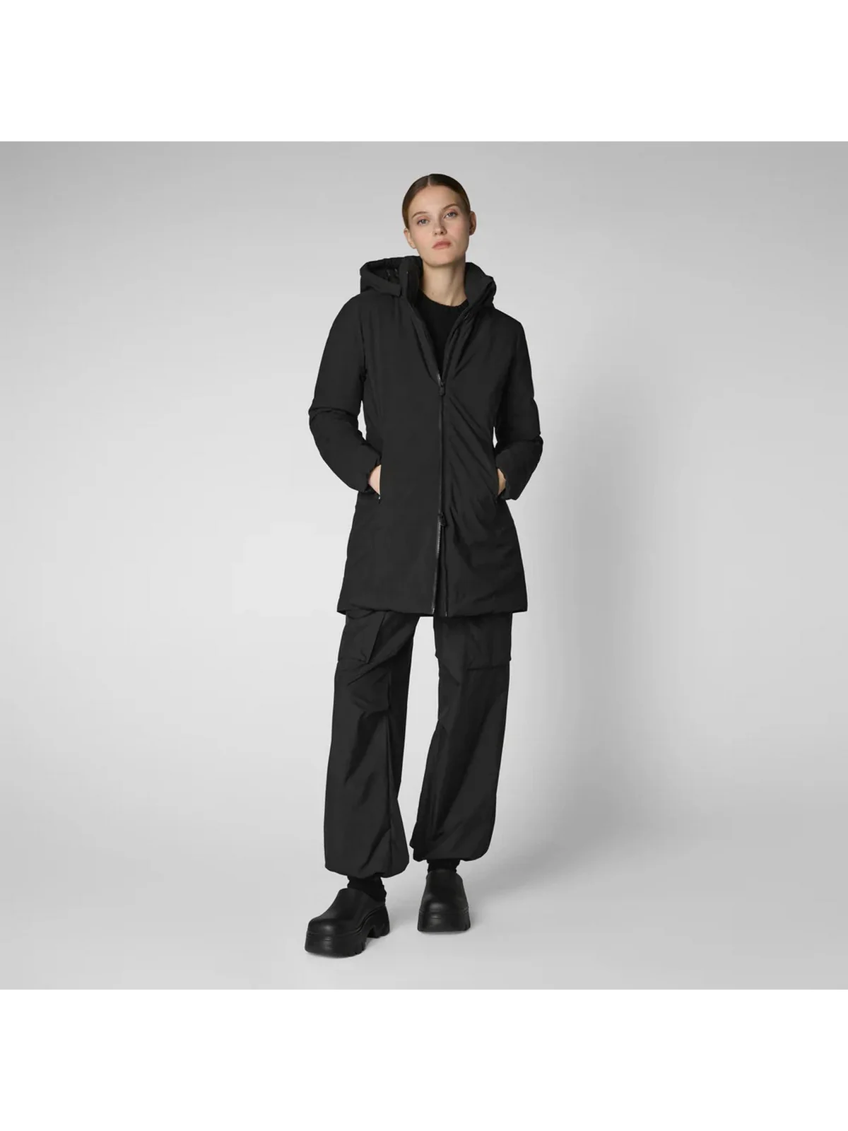 SAVE THE DUCK Cappotto Donna Rachel D40060W MATT19 10000 Nero - Image 2