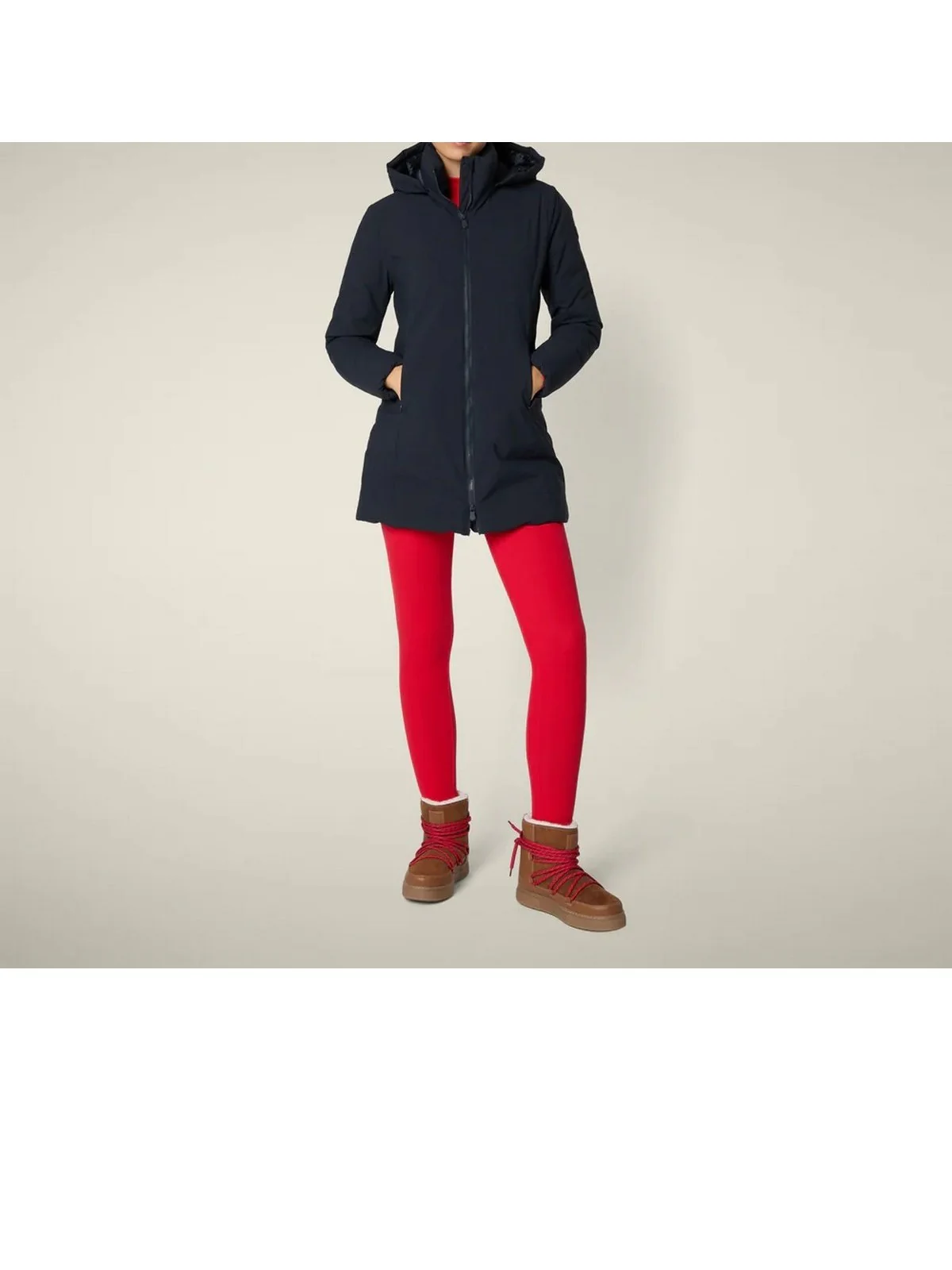 SAVE THE DUCK Cappotto Donna Rachel D40060W MATT21 90010 BLUE BLACK - Image 2