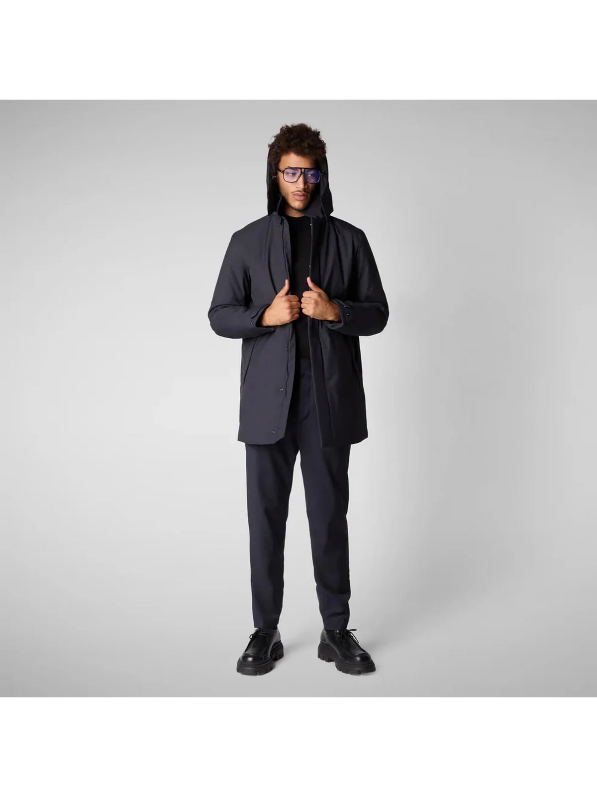 SAVE THE DUCK Cappotto Uomo SAM D41584M WOLT19 90010 Blu - Image 5