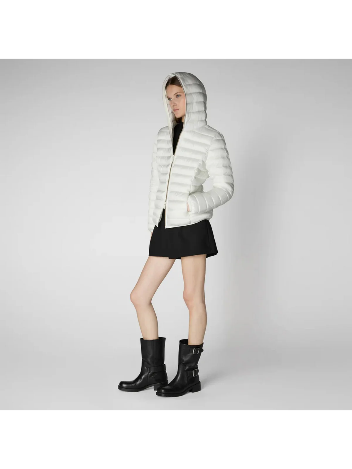 SAVE THE DUCK Piumino Donna Alexis D33620W IRIS19 00002 Bianco - Image 2