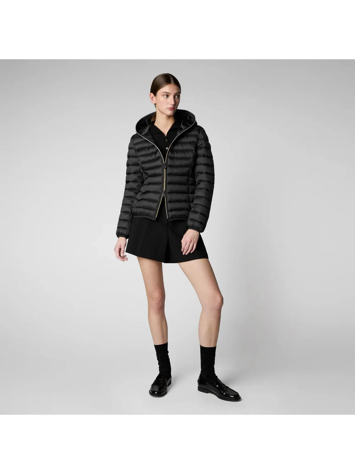 SAVE THE DUCK Piumino Donna Alexis D33620W IRIS19 10000 Nero - Image 2