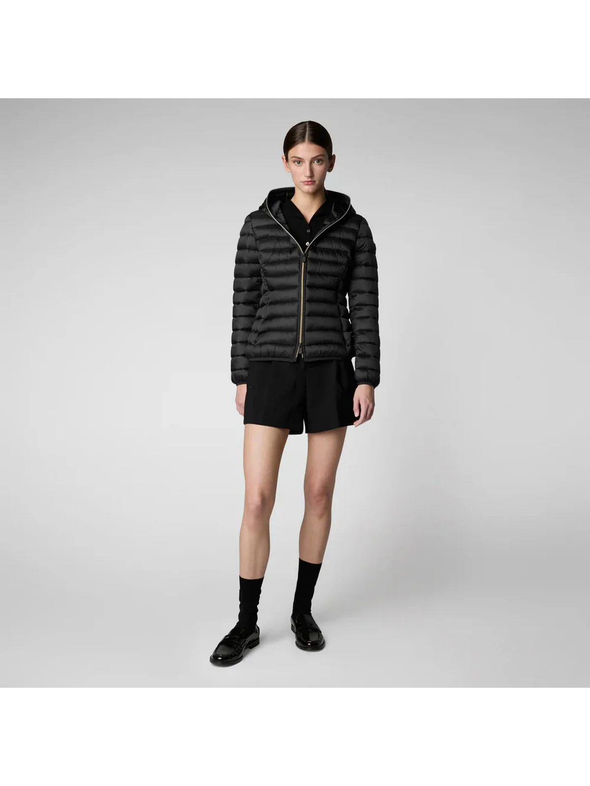 SAVE THE DUCK Piumino Donna Alexis D33620W IRIS19 10000 Nero - Image 3