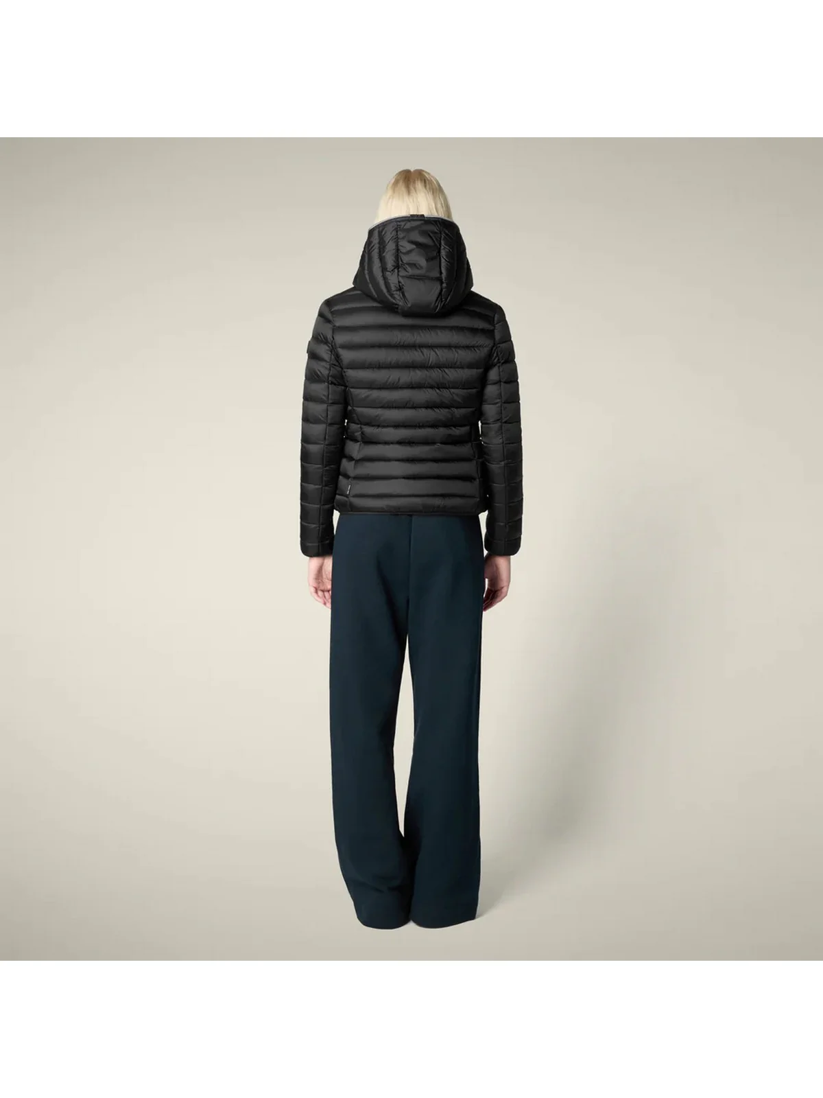 SAVE THE DUCK Piumino Donna Alexis D33620W IRIS21 10000 BLACK - Image 4