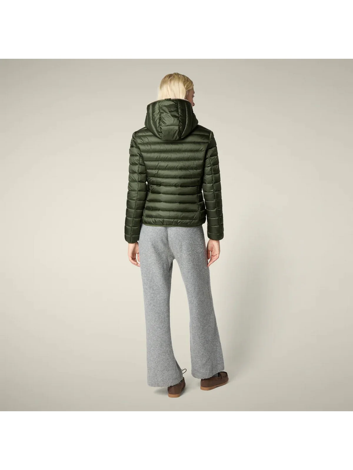 SAVE THE DUCK Piumino Donna Alexis D33620W IRIS21 50023 PINE GREEN - Image 3
