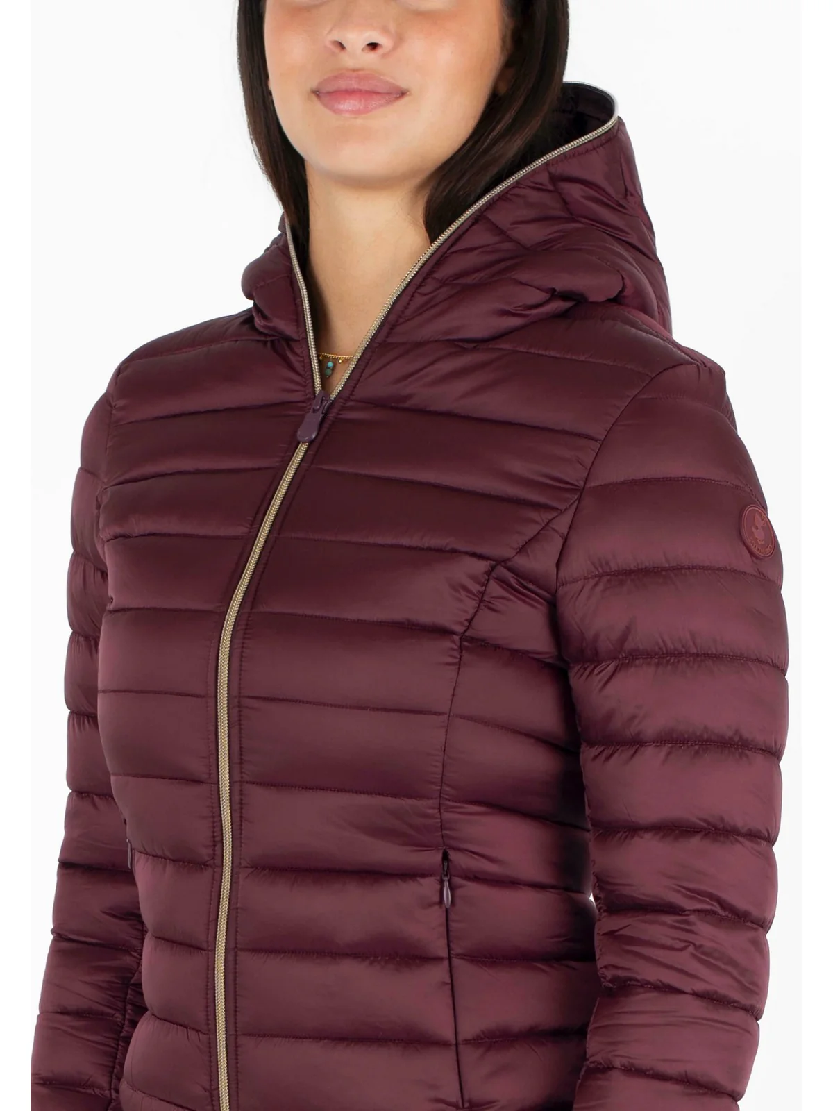 SAVE THE DUCK Piumino Donna Alexis D33620W IRIS21 70011 Wine Red - Image 3
