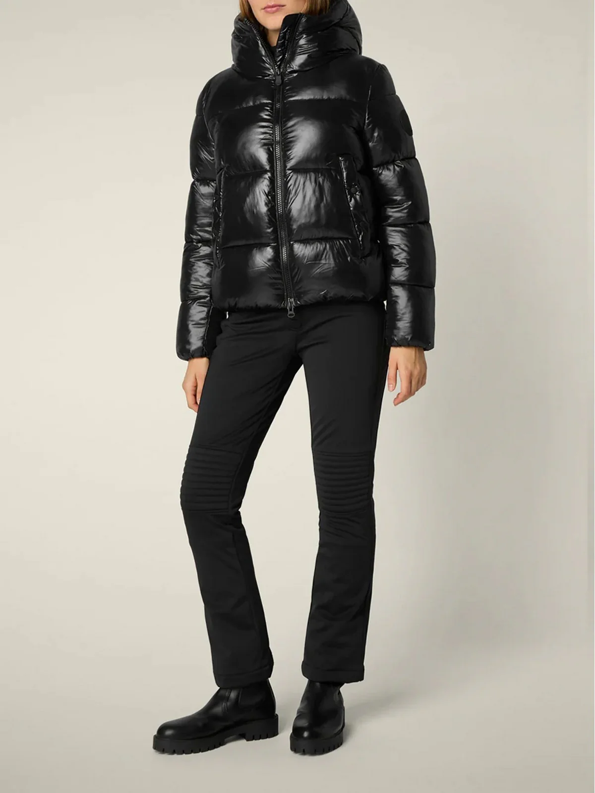 SAVE THE DUCK Piumino Donna BIDDY D31989W LOVE21 10000 BLACK - Image 2
