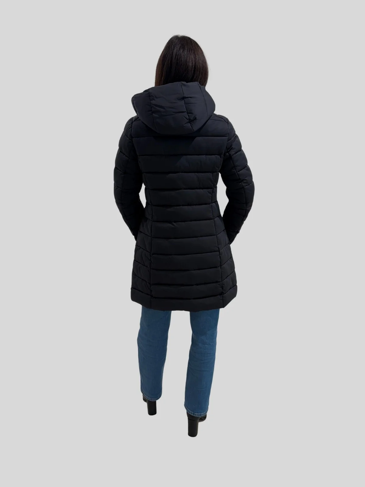 SAVE THE DUCK Piumino Donna ENIS D42445W EDEL21 10000 BLACK - Image 3