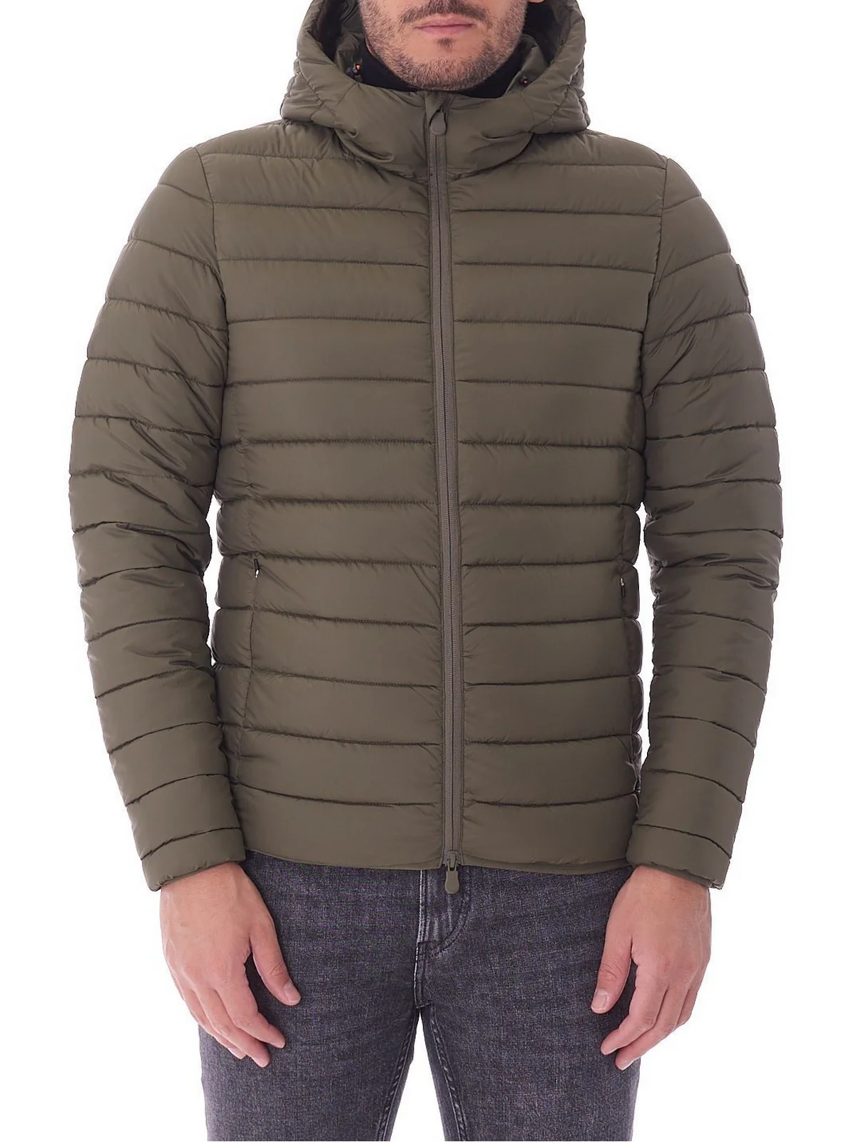 SAVE THE DUCK Piumino Uomo Donald D30650M GIGA19 40023 Grigio - Image 4