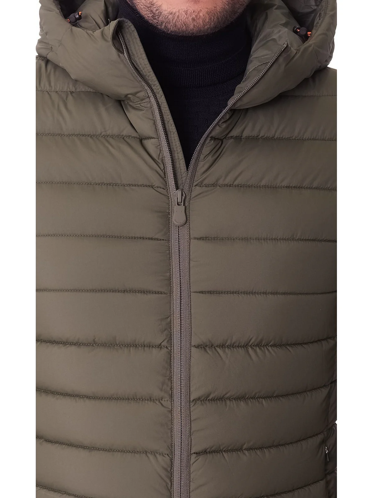 SAVE THE DUCK Piumino Uomo Donald D30650M GIGA19 40023 Grigio - Image 7