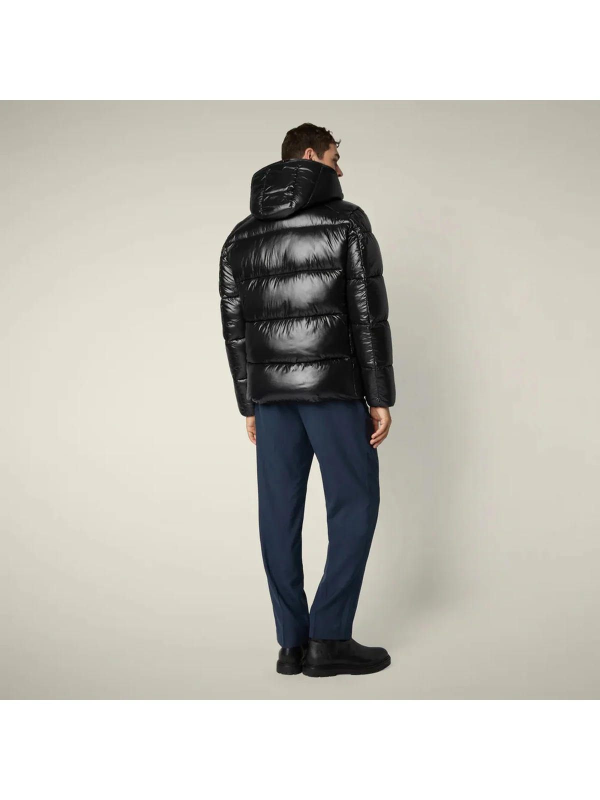 SAVE THE DUCK Piumino Uomo Edgard D31280M LOVE21 10000 BLACK - Image 3