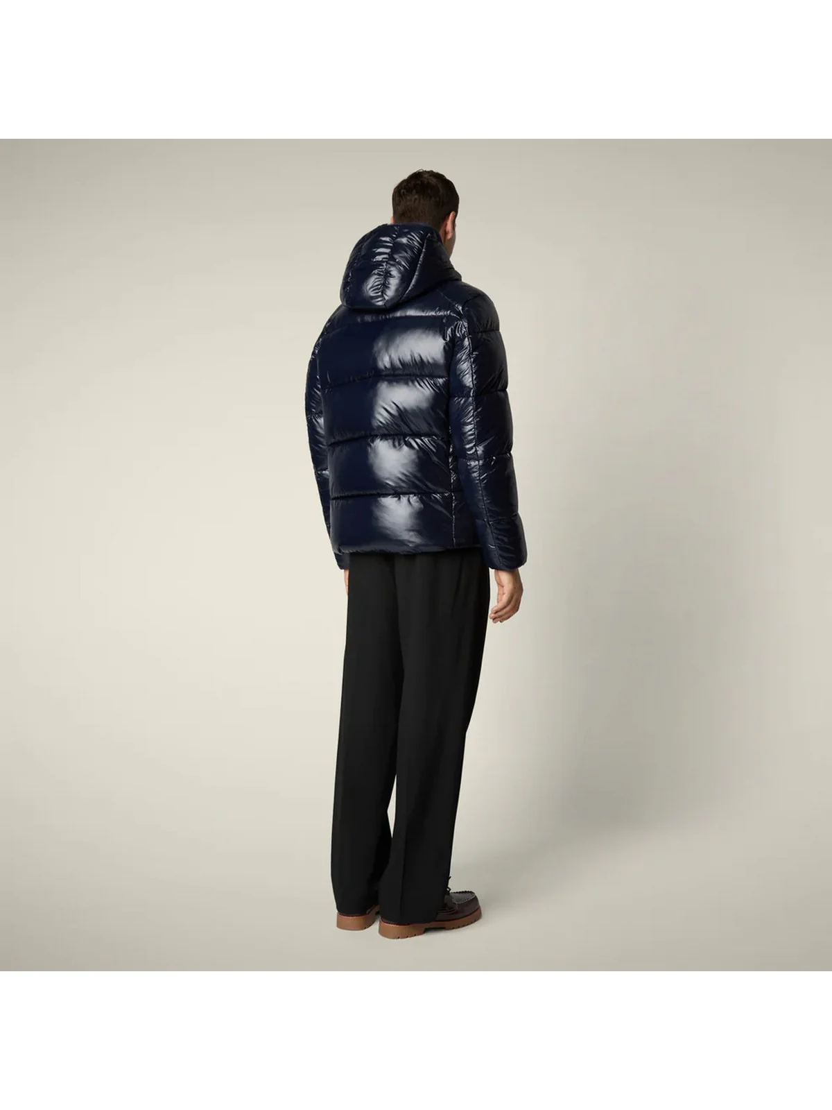 SAVE THE DUCK Piumino Uomo Edgard D31280M LOVE21 90010 BLUE BLACK - Image 3