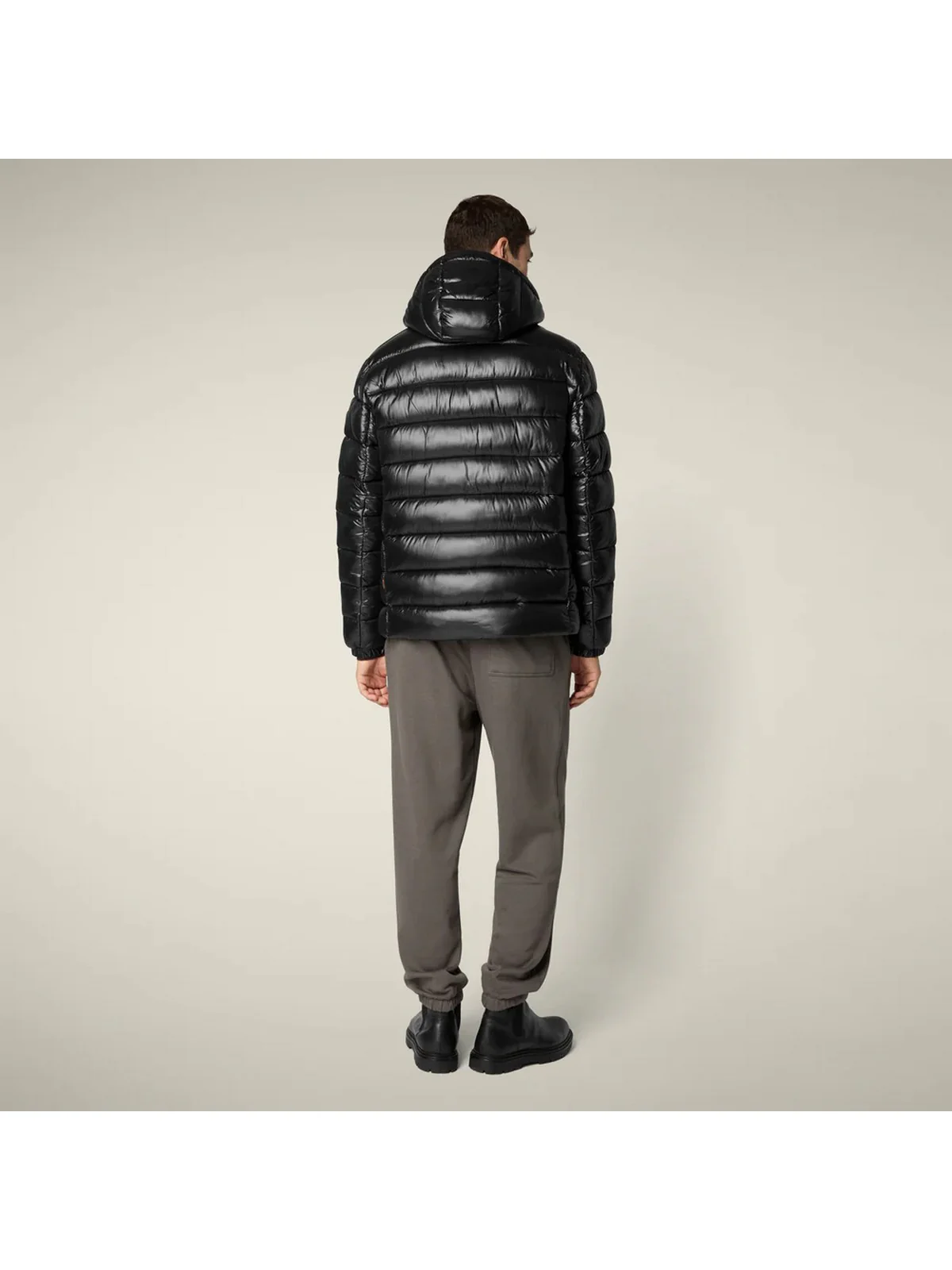 SAVE THE DUCK Piumino Uomo FLORIAN D31653M LOVE21 10000 BLACK - Image 4