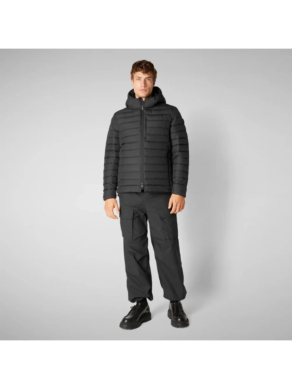 SAVE THE DUCK Piumino Uomo JUNCUS D31273M MIRO19 10000 Nero - Image 3