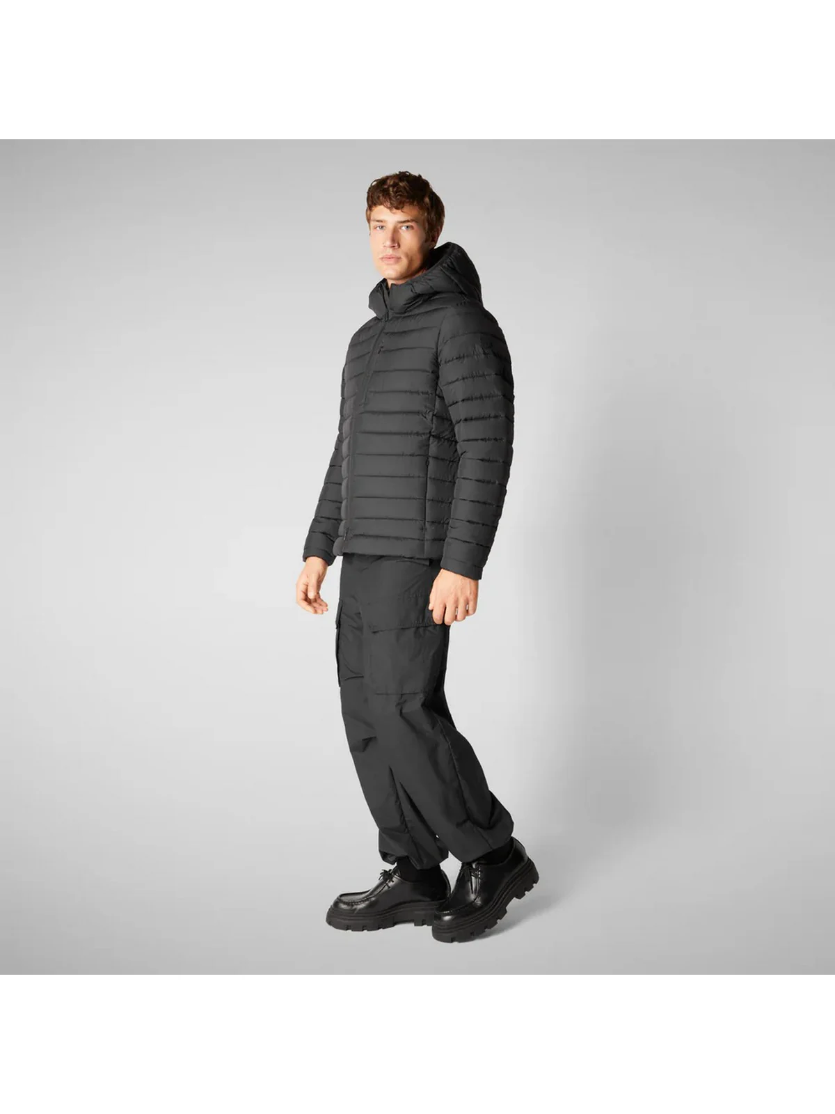 SAVE THE DUCK Piumino Uomo JUNCUS D31273M MIRO19 10000 Nero - Image 4