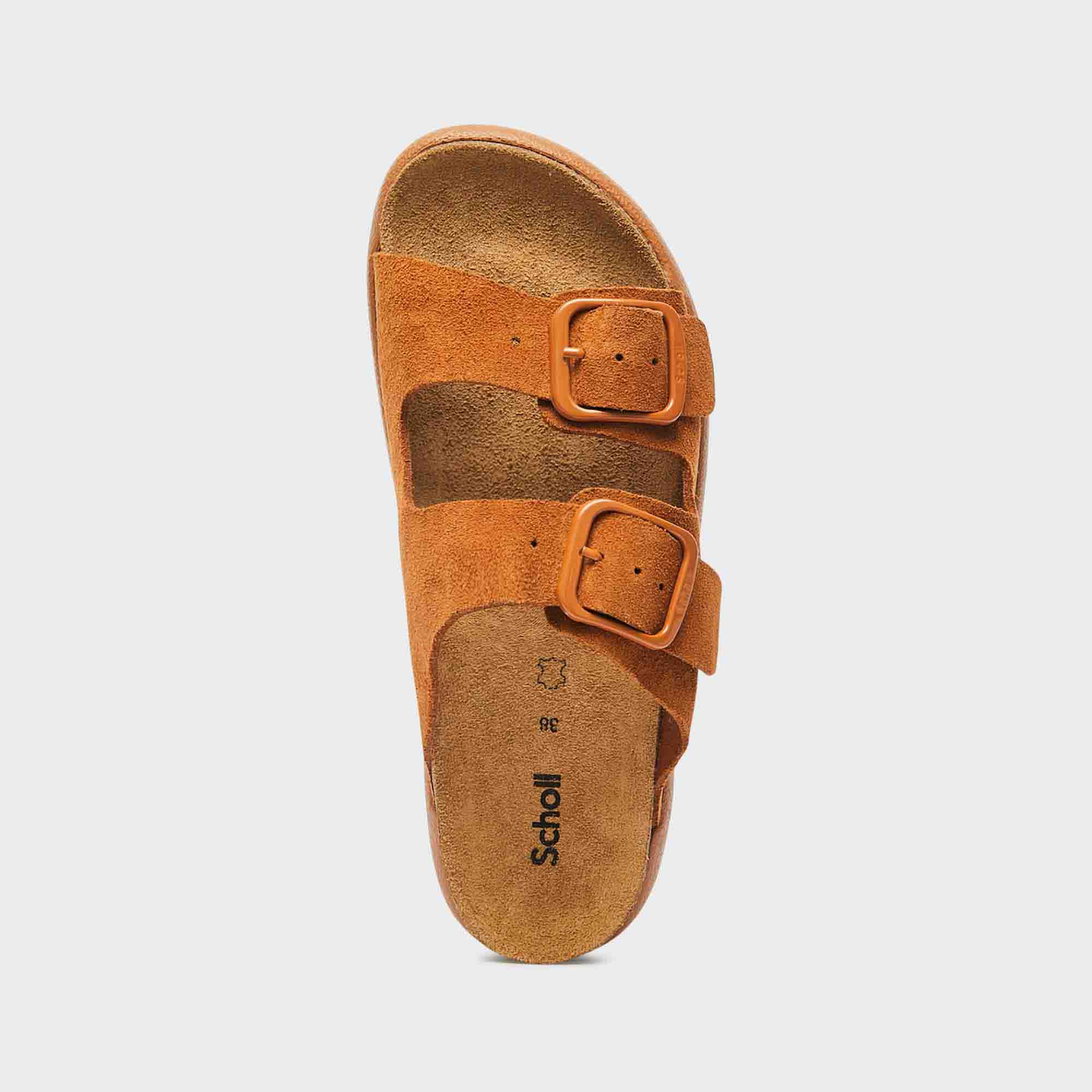SCHOLL Sandalo Donna Noelle Chunky Cognac Sde F322491175 COGNAC - Image 2