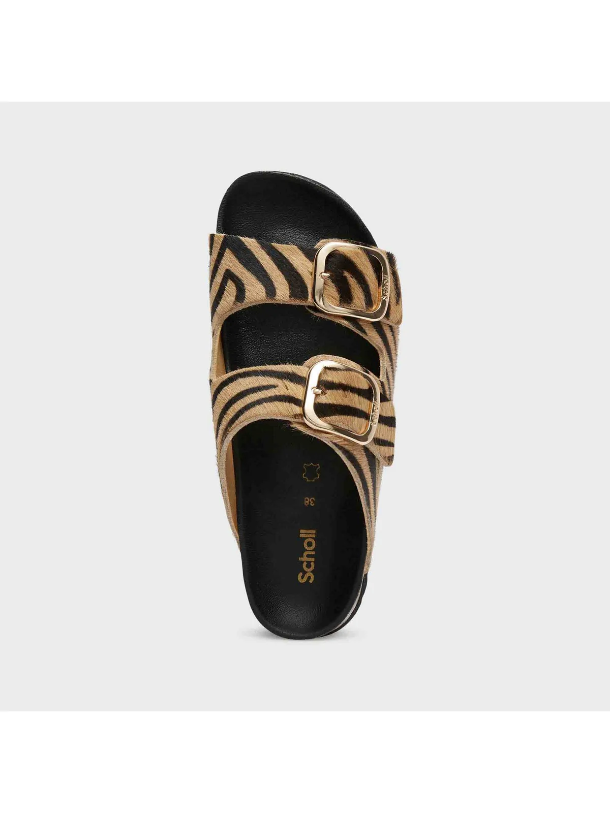SCHOLL Sandalo Donna NOELLE Zebra Beige/Black F300672331 ZEBRA BEIGE/BLACK - Image 2