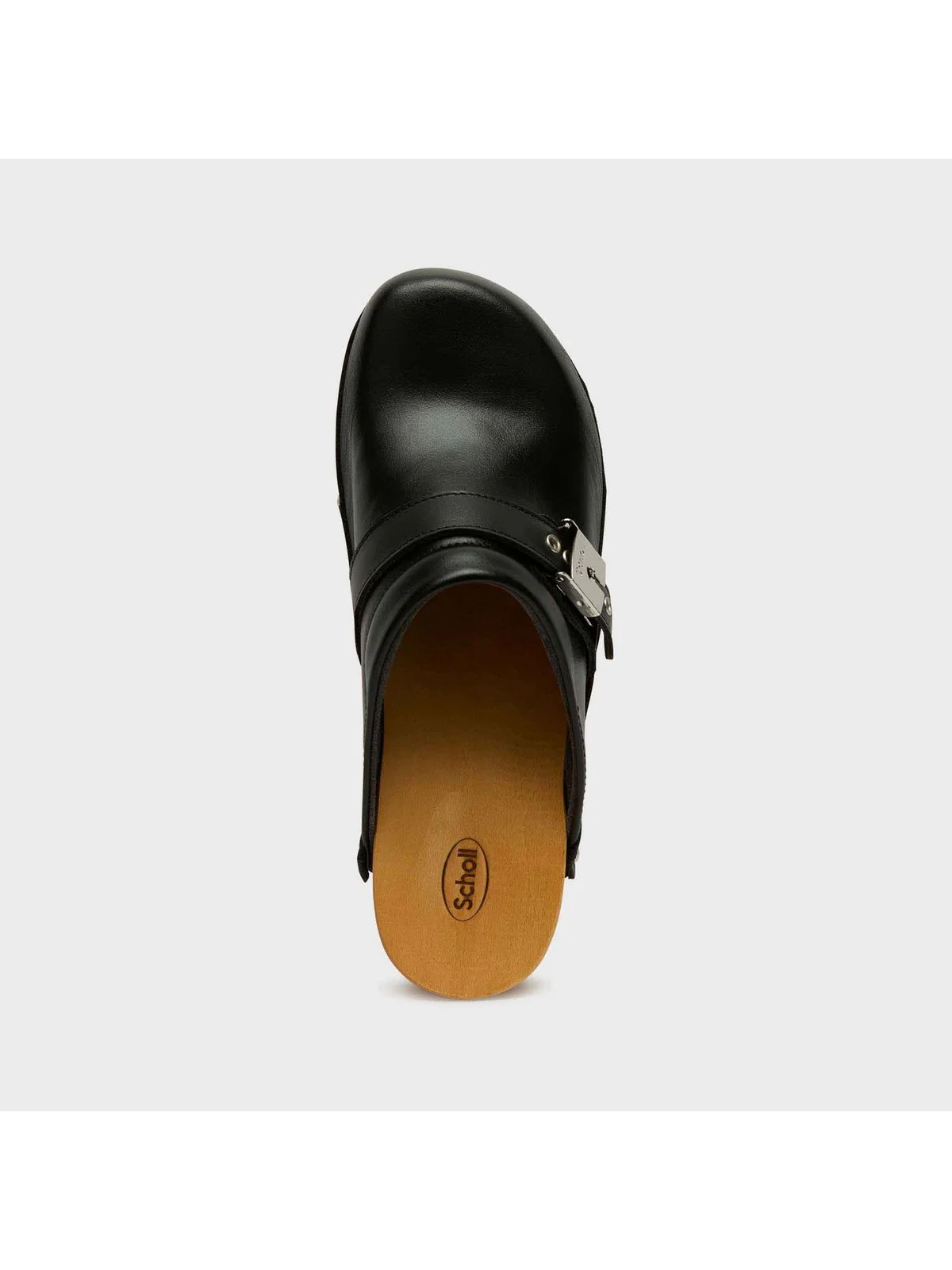 SCHOLL Sandalo Donna Pescura Clog 50 Blk&Honey Ltre F323253333 BLACK/HONEY - Image 2