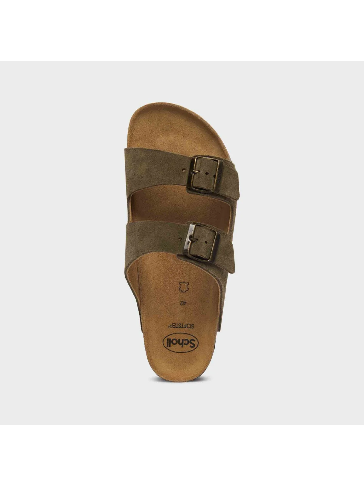 SCHOLL Sandalo Uomo JULIEN Suede Kaki M F300741147 KAKI - Image 2
