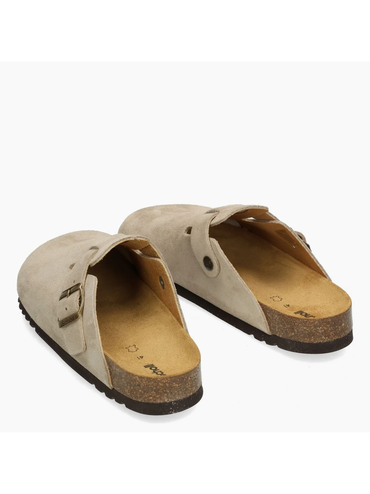 SCHOLL Sandalo Uomo OLIVIER Suede Dk Beige M F300832361 DARK BEIGE - Image 3
