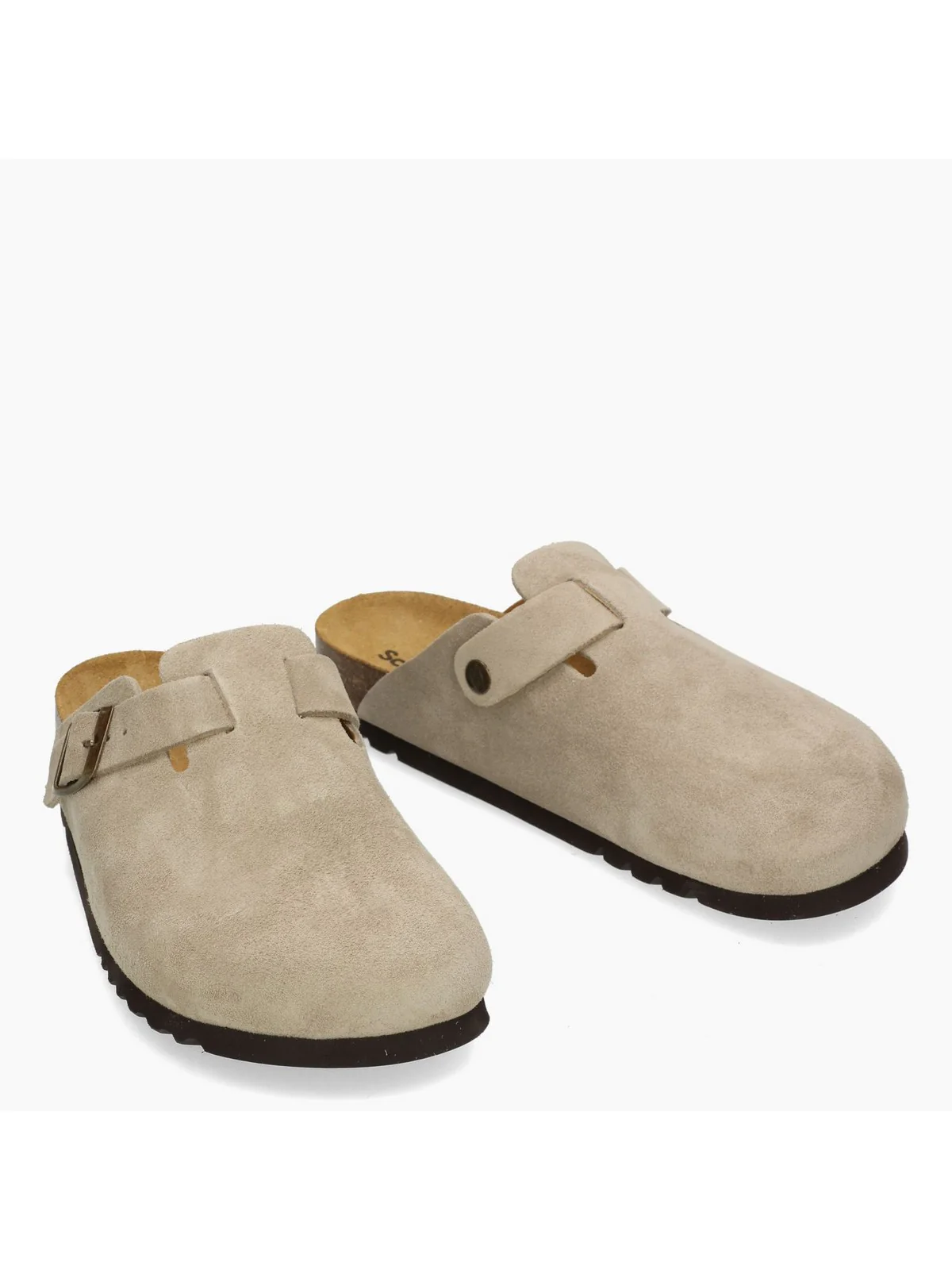 SCHOLL Sandalo Uomo OLIVIER Suede Dk Beige M F300832361 DARK BEIGE - Image 4