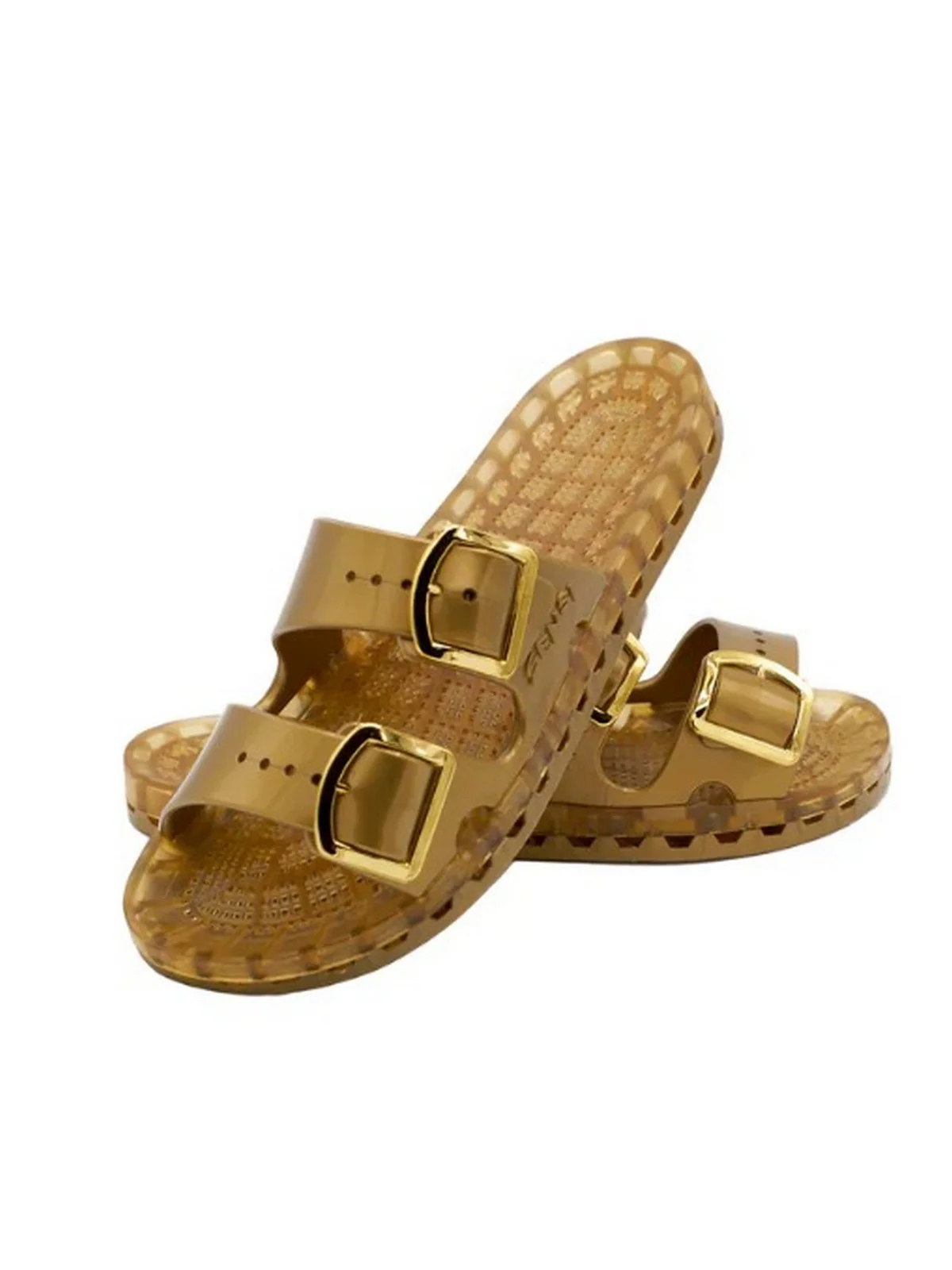 SENSI Ciabatta Donna La jolla flamingo 4151/FL 231 GOLD - Image 2
