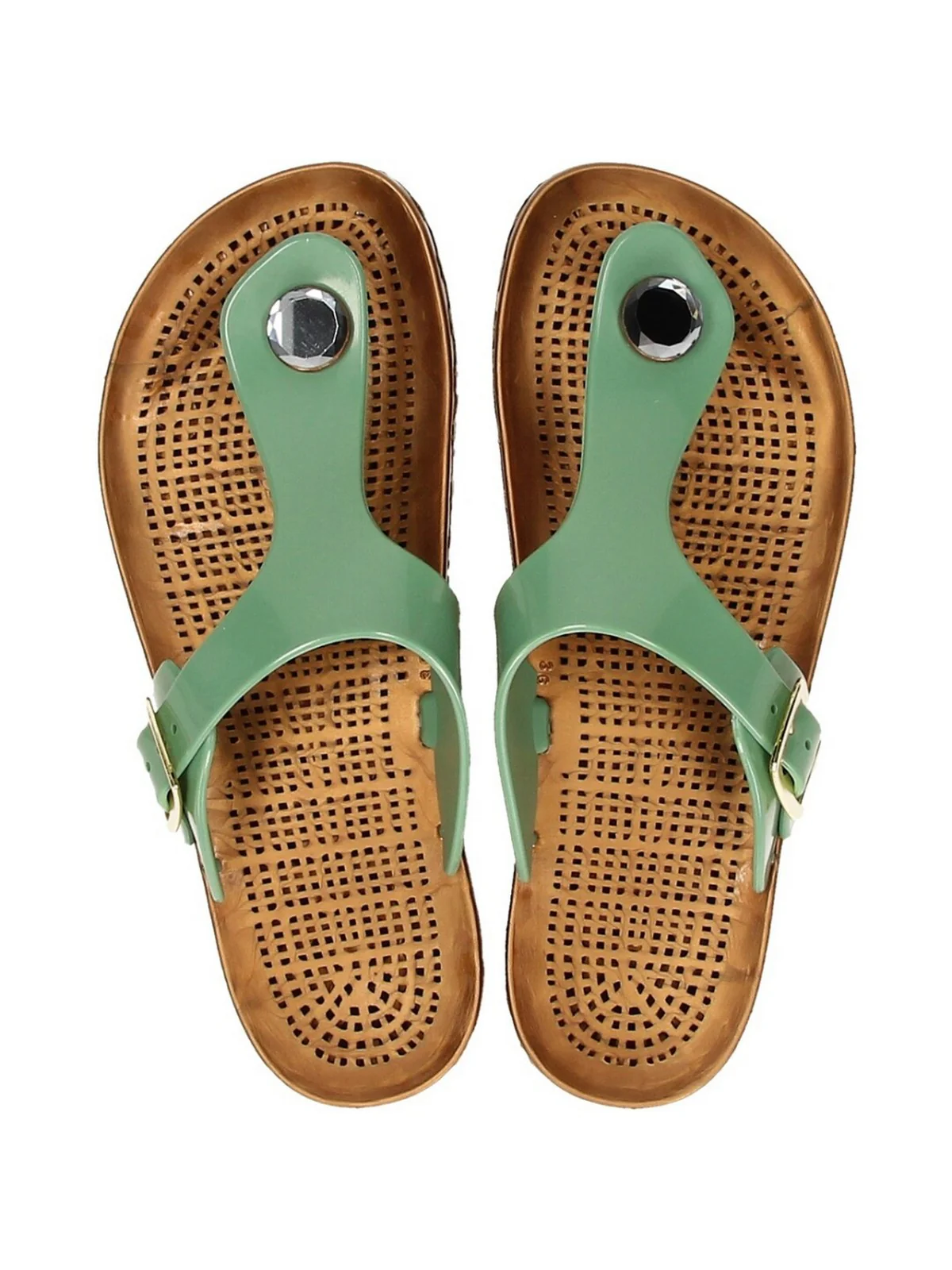 SENSI Ciabatta Donna Taormina prestigio 4050/P 350 Verde - Image 2