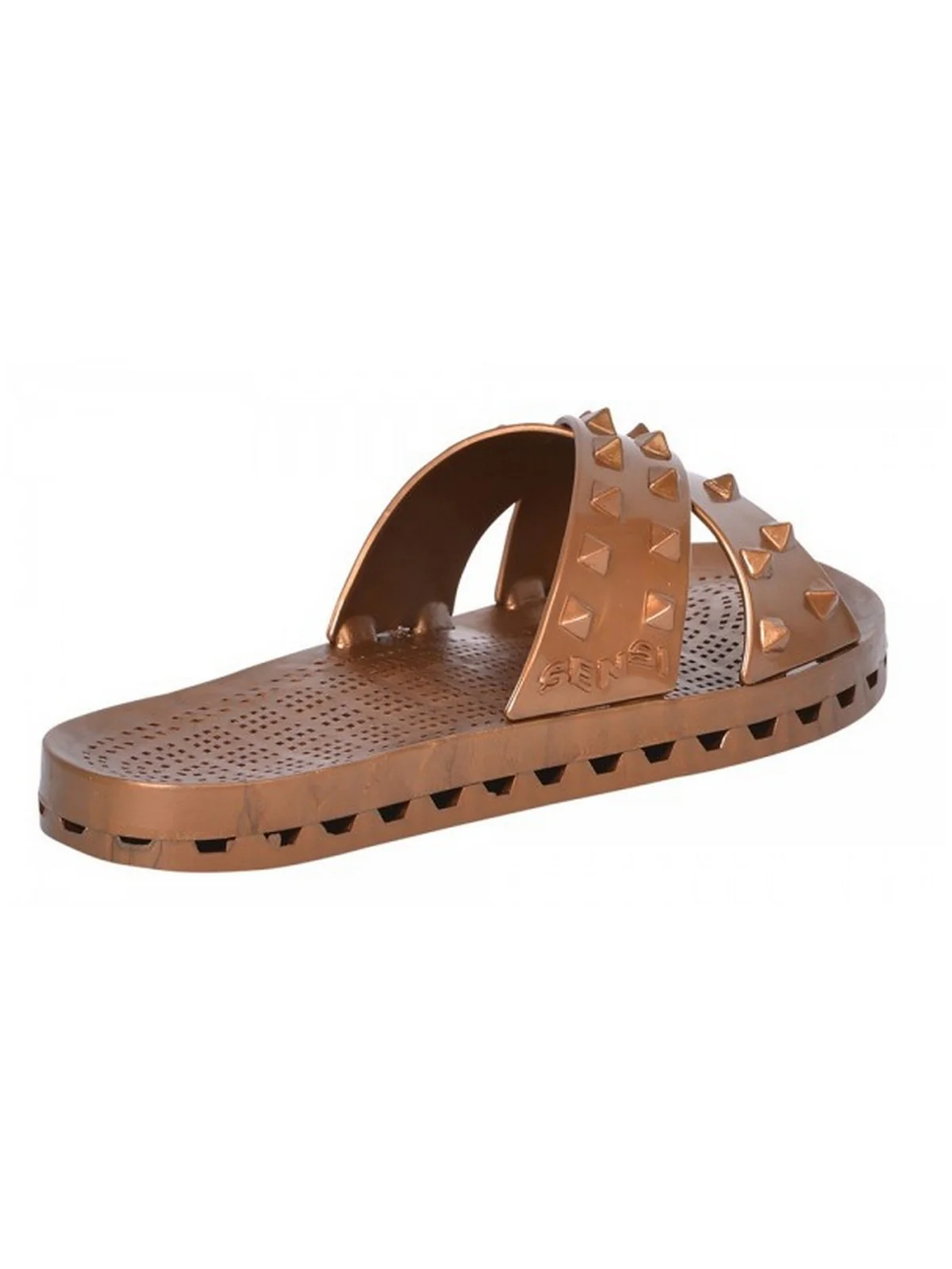 SENSI Ciabatta Unisex adulto Amalfi pyramid lady 4400/L 173 Marrone - Image 2