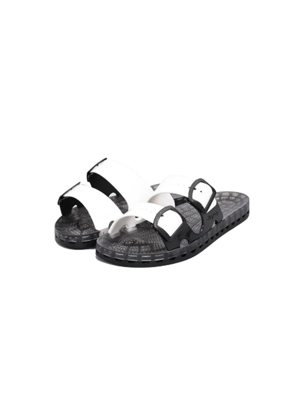 SENSI Ciabatta Unisex adulto la jolla black fluo 4151/BF 002 Bianco - Image 4