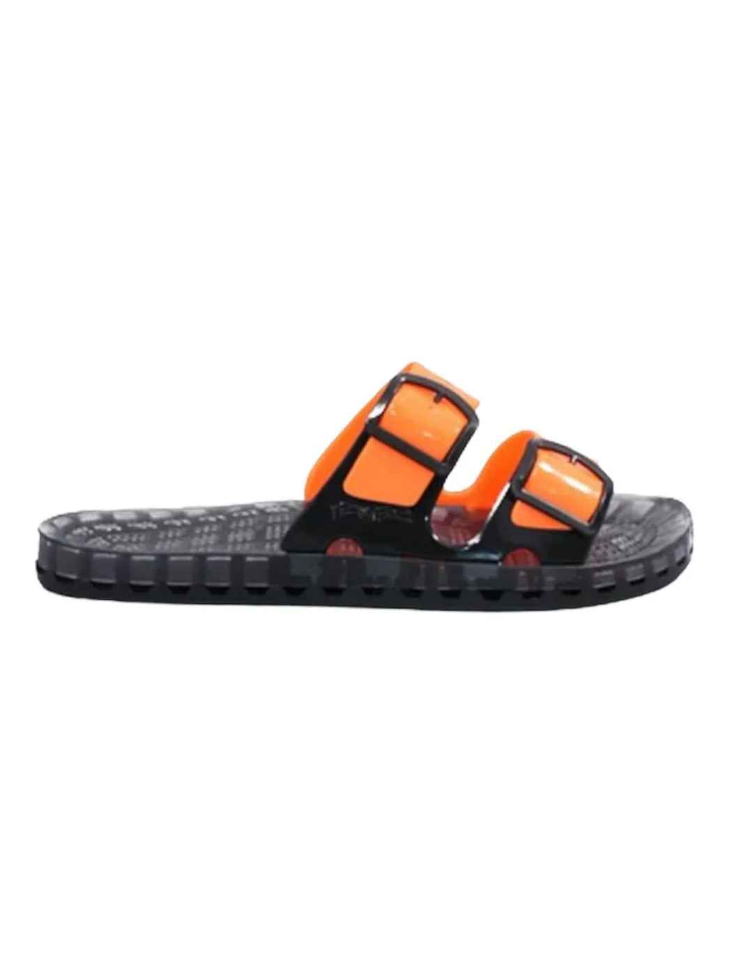 SENSI Ciabatta Unisex adulto la jolla black fluo 4151/BF 300 Arancione - Image 2