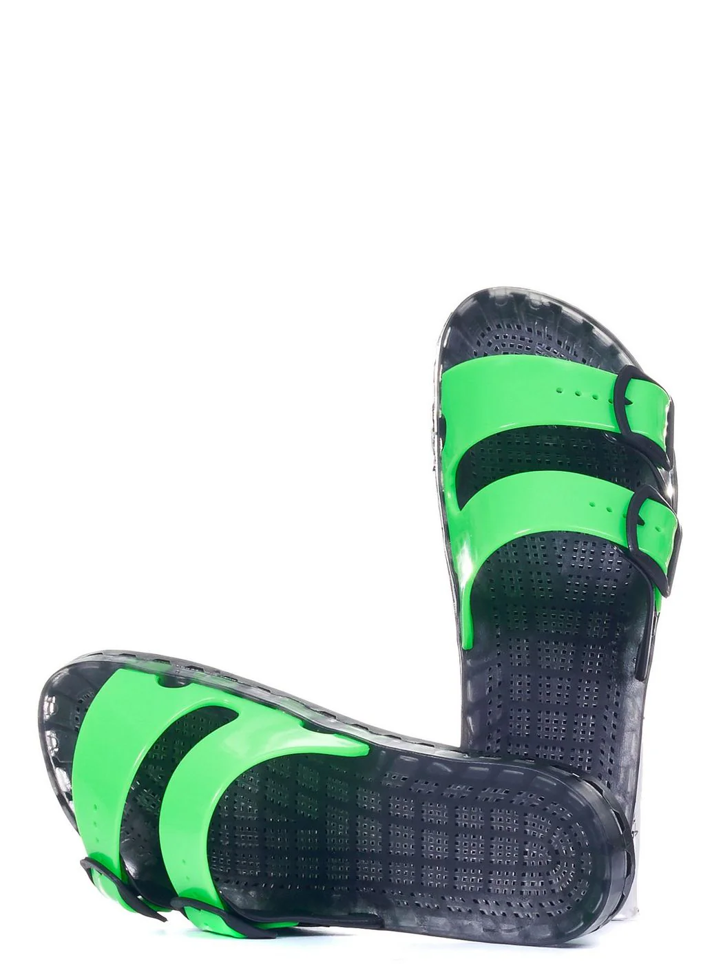 SENSI Ciabatta Unisex adulto la jolla black fluo 4151/BF 301 Verde - Image 3