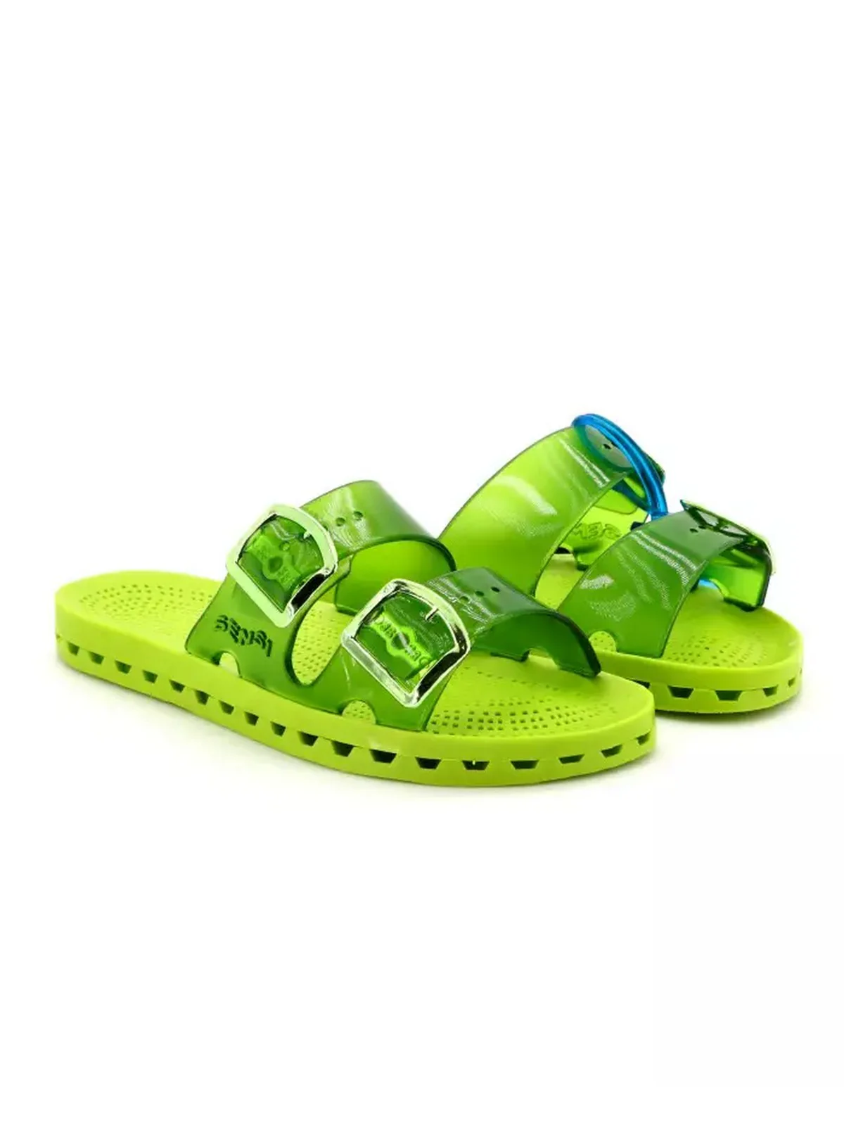 SENSI Ciabatta Unisex adulto LA JOLLA JELLY 4151/JL 202 Verde - Image 5