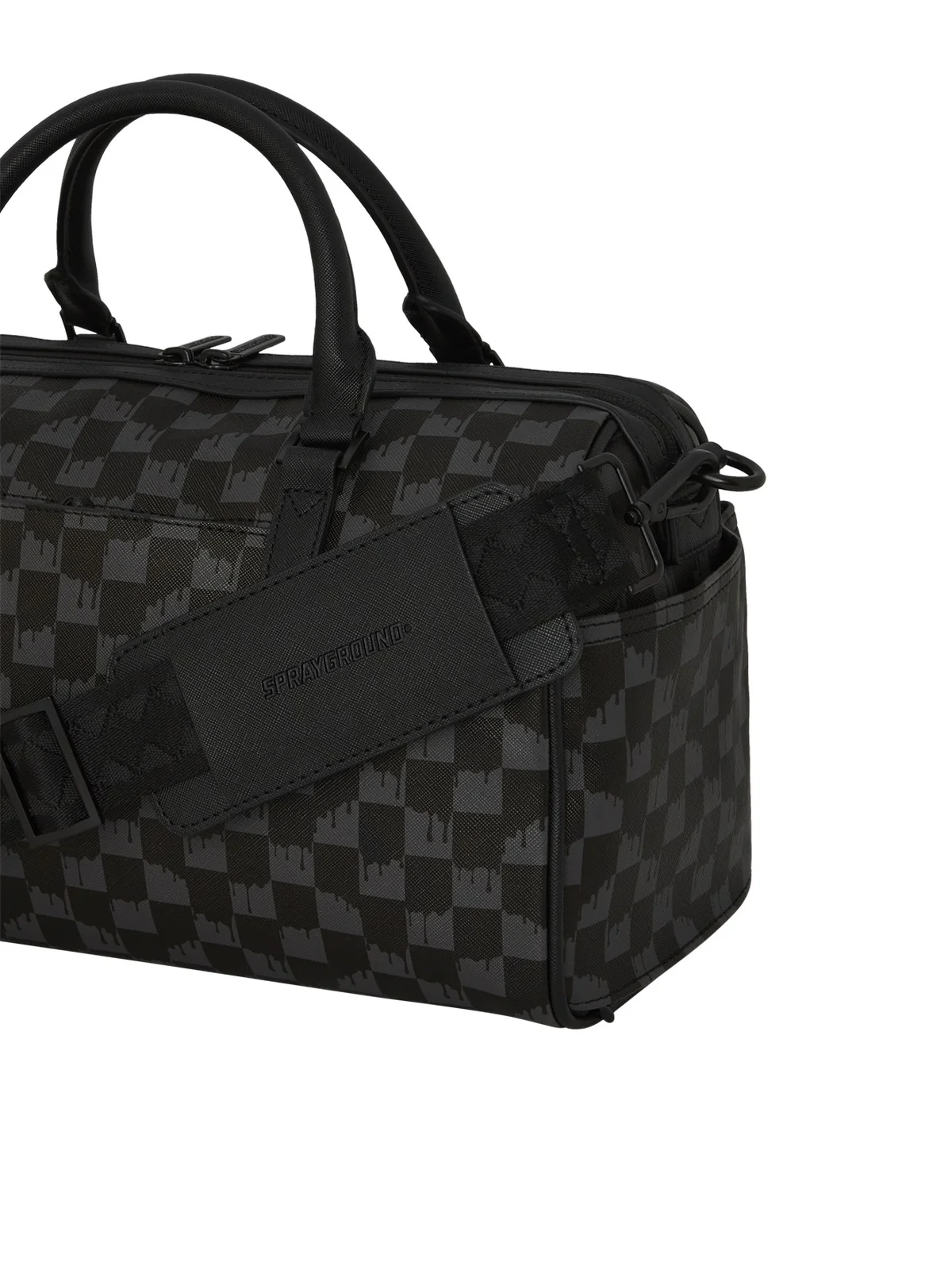 SPRAYGROUND Borsa Donna DRIPPING SHARKS IN PARIS MINI DUFFLE 910D7967NSZ Nero - Image 3