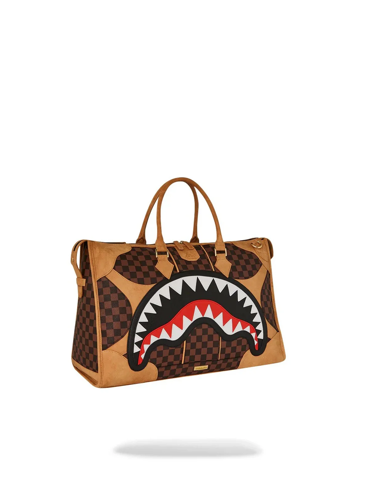 SPRAYGROUND Borsa Donna HENNYVILLE PYRAMID DUFFLE 910D7997NSZ Marrone - Image 4