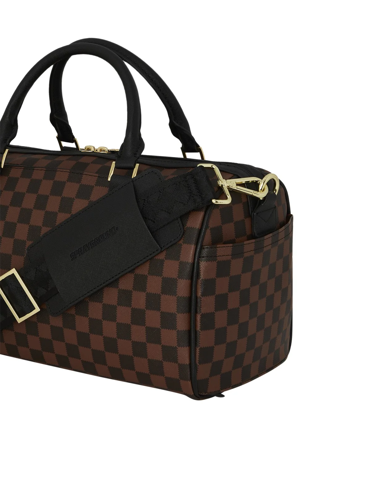 SPRAYGROUND Borsa Donna SAWTOOTH SHARKS IN PARIS MINI DUFFLE 910D7837NSZ Nero - Image 7