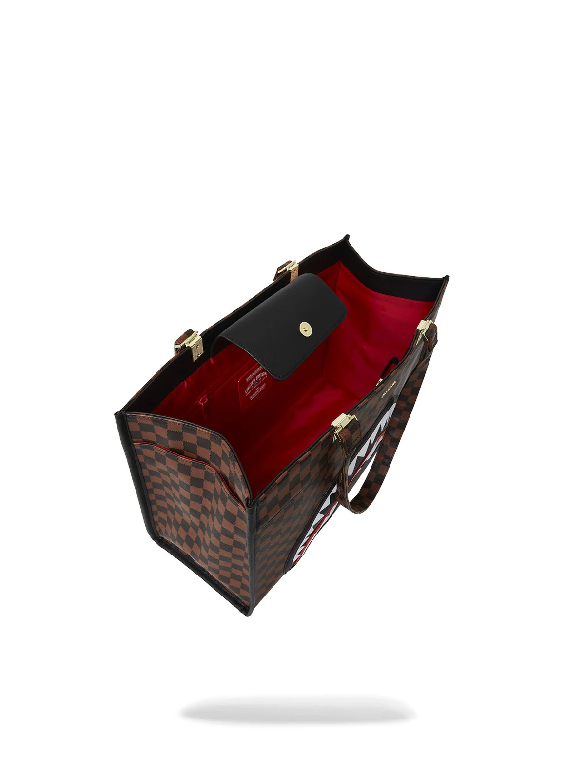 SPRAYGROUND Borsa Donna SAWTOOTH SHARKS IN PARIS TORTUGA TOTE 910T7842NSZ MARRONE - Image 5