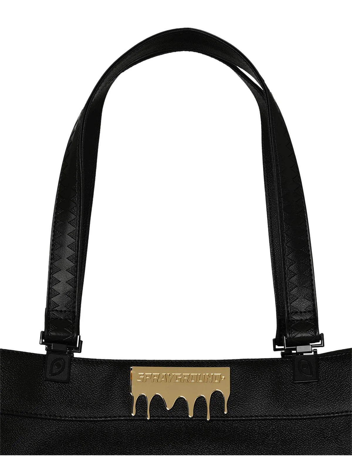 SPRAYGROUND Borsa Unisex adulto GOLD BRICK LUX TORTUGA TOTE 910T9045NSZ Nero - Image 4