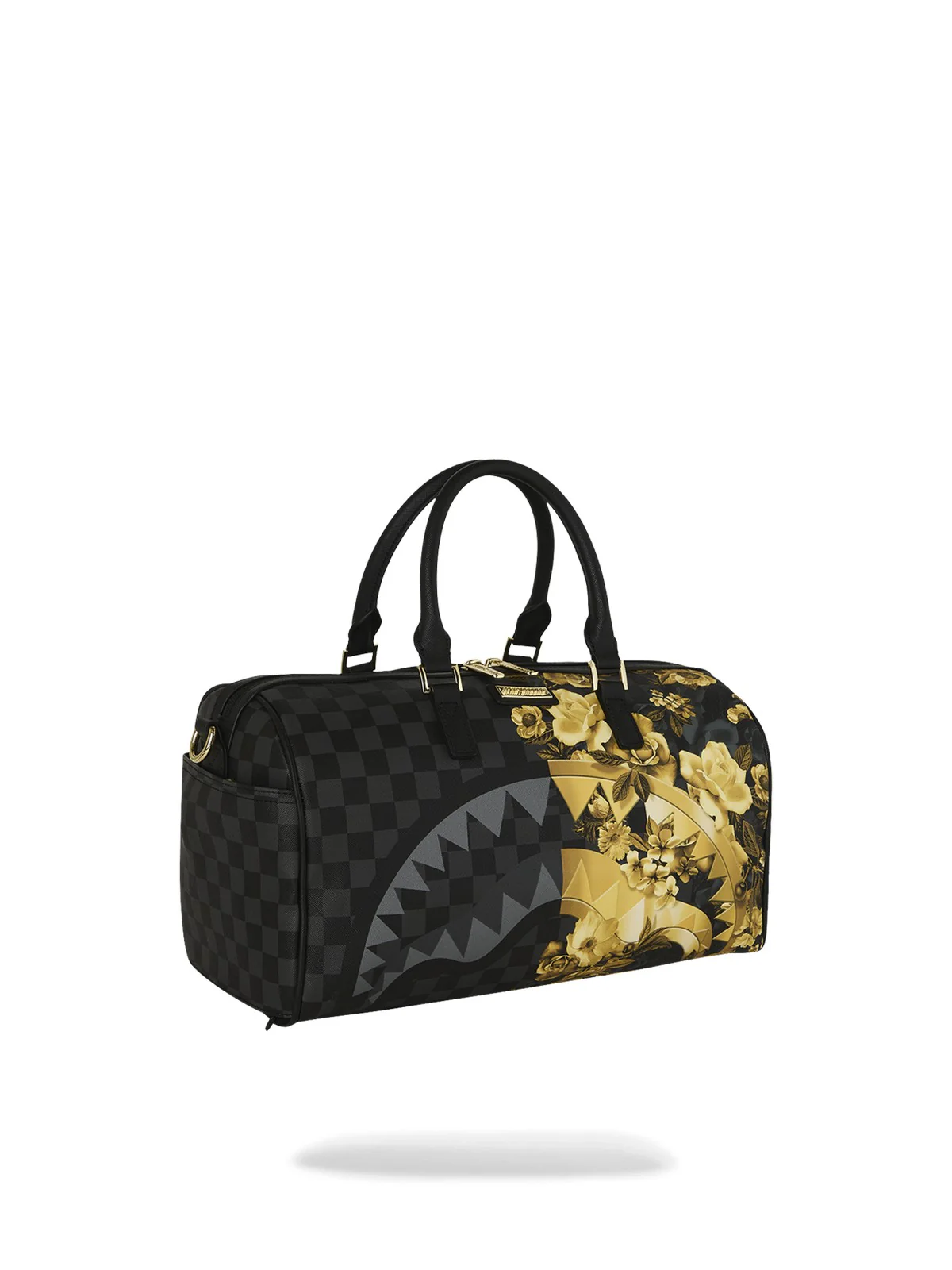 SPRAYGROUND Borsa Unisex adulto GOLD FLORAL REMIX MINI DUFFLE 910D9004NSZ Nero - Image 2