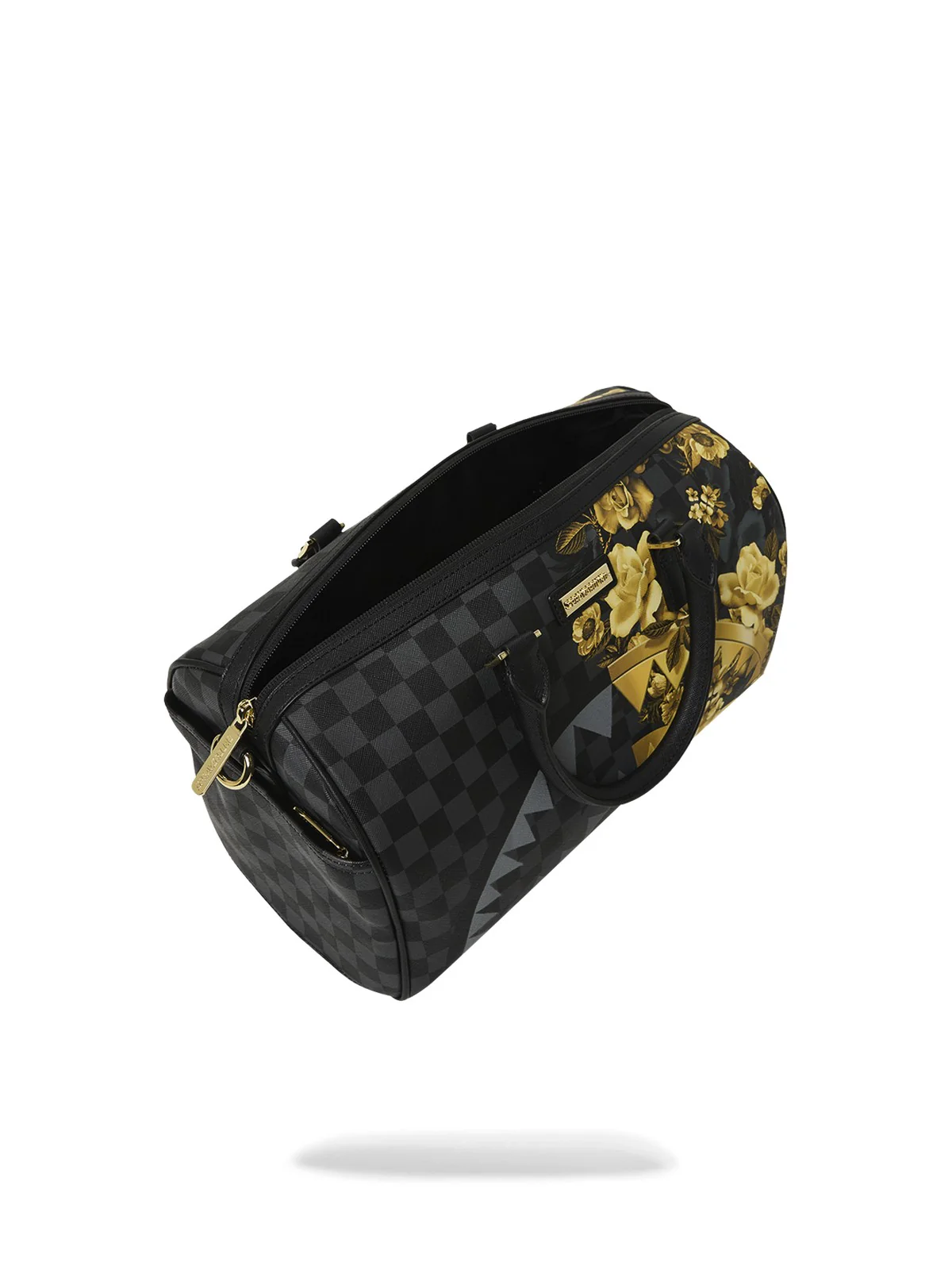SPRAYGROUND Borsa Unisex adulto GOLD FLORAL REMIX MINI DUFFLE 910D9004NSZ Nero - Image 6