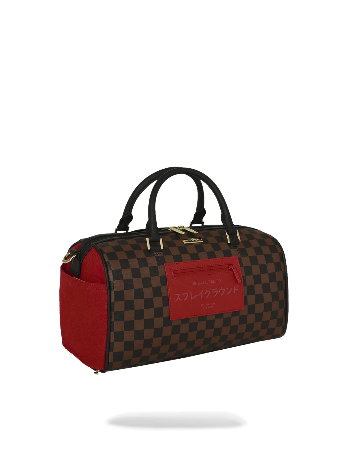 SPRAYGROUND Borsa Unisex adulto RED REDEMPTION MINI DUFFLE 910D8898NSZ Marrone - Image 2