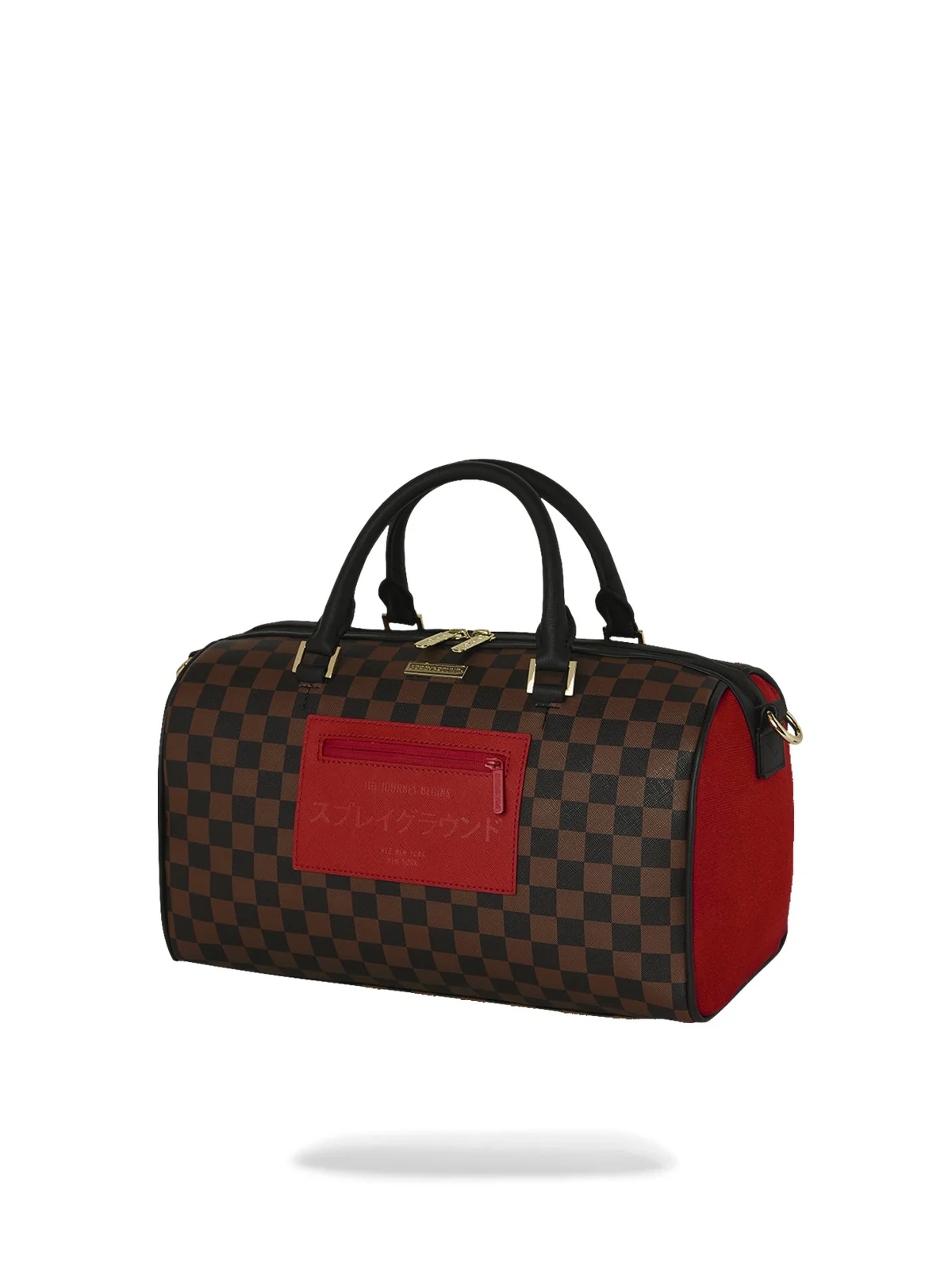 SPRAYGROUND Borsa Unisex adulto RED REDEMPTION MINI DUFFLE 910D8898NSZ Marrone - Image 3