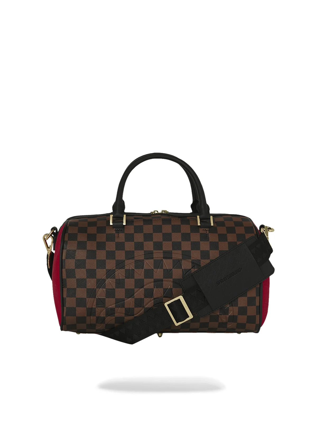 SPRAYGROUND Borsa Unisex adulto RED REDEMPTION MINI DUFFLE 910D8898NSZ Marrone - Image 4