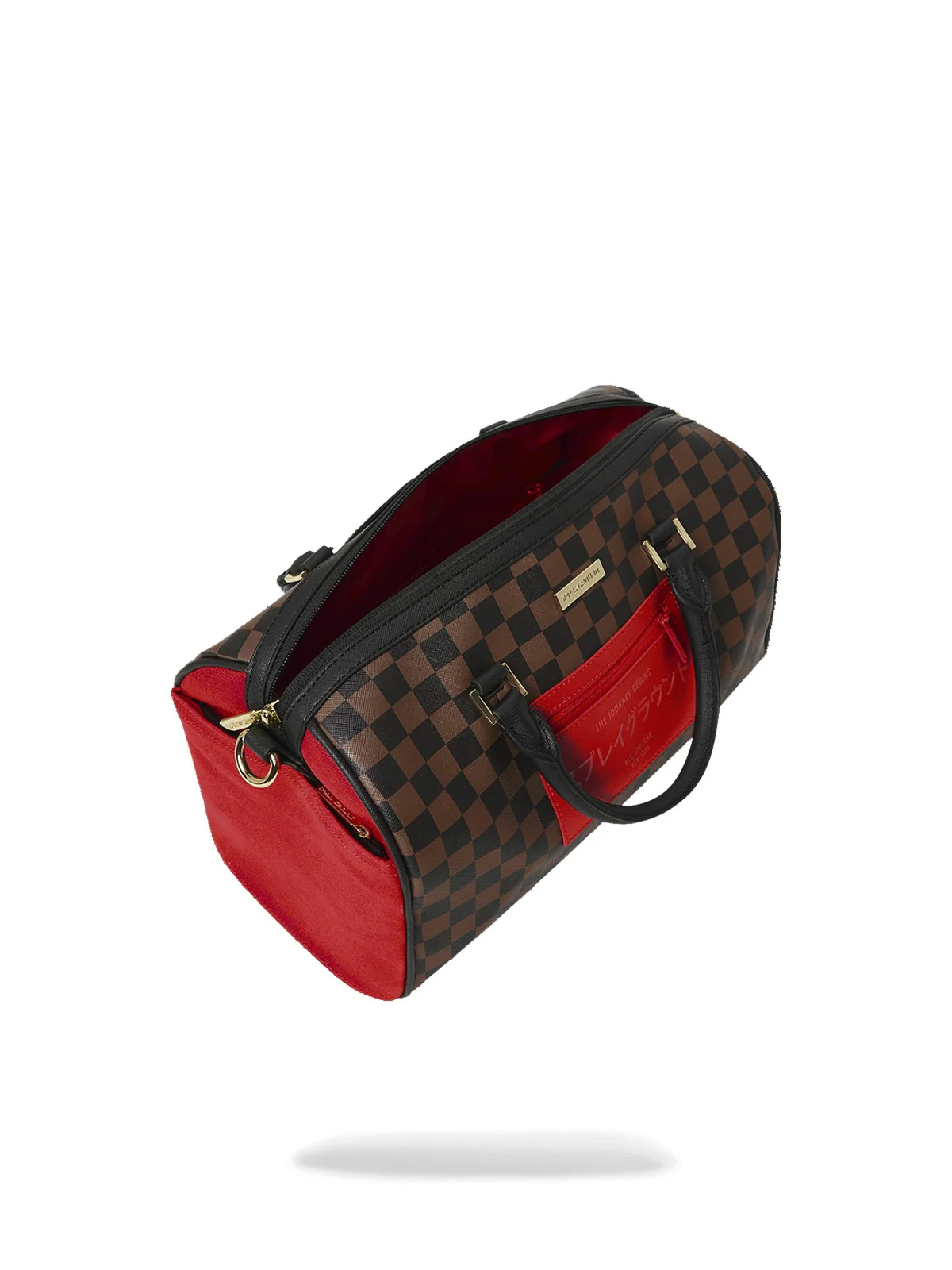 SPRAYGROUND Borsa Unisex adulto RED REDEMPTION MINI DUFFLE 910D8898NSZ Marrone - Image 7
